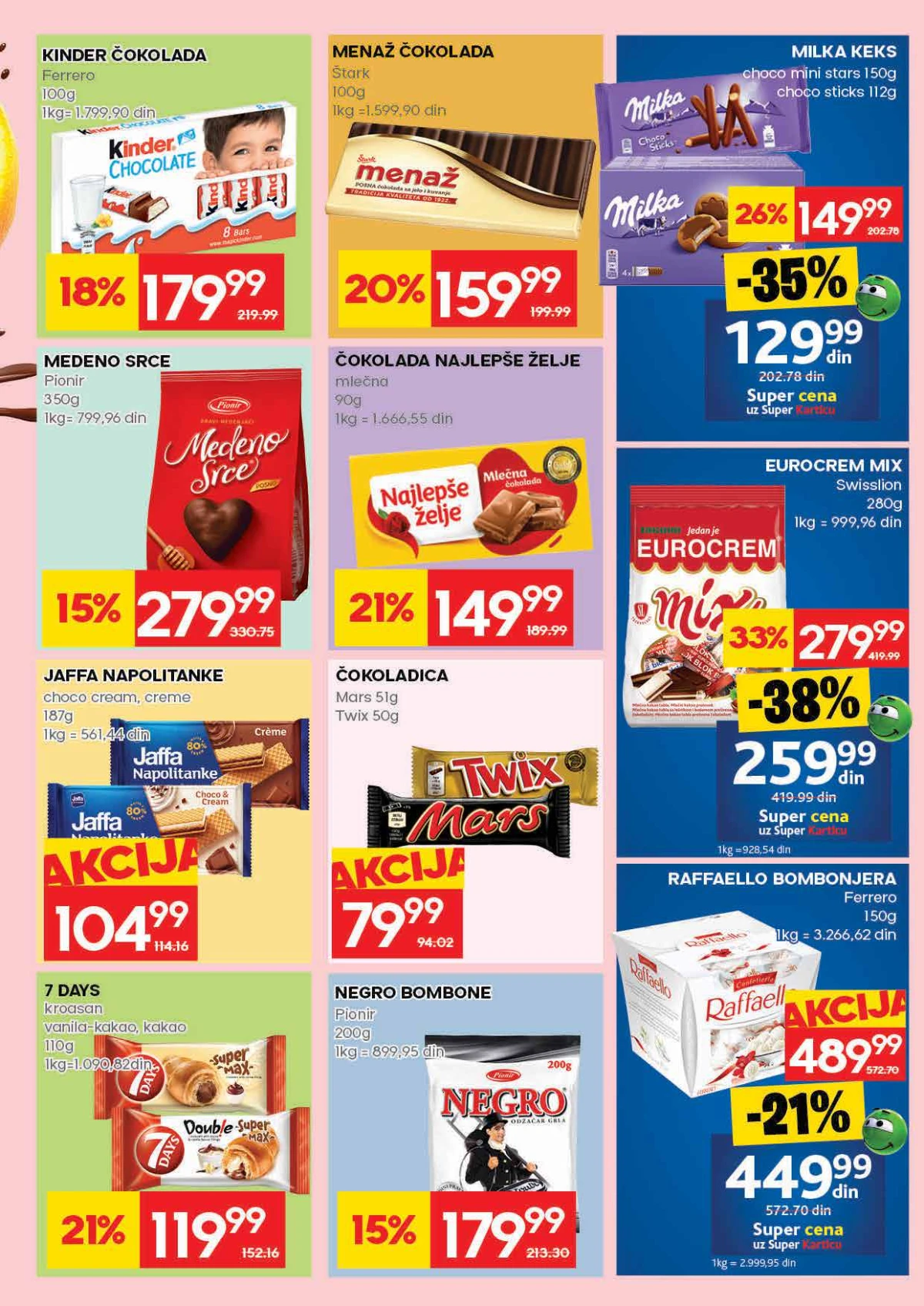 IDEA katalog 21–27.05.2026 – proizvodi za bebe i porodicu IDEA akcija strana 21 – pelene, maramice i proizvodi za bebe na sniženju