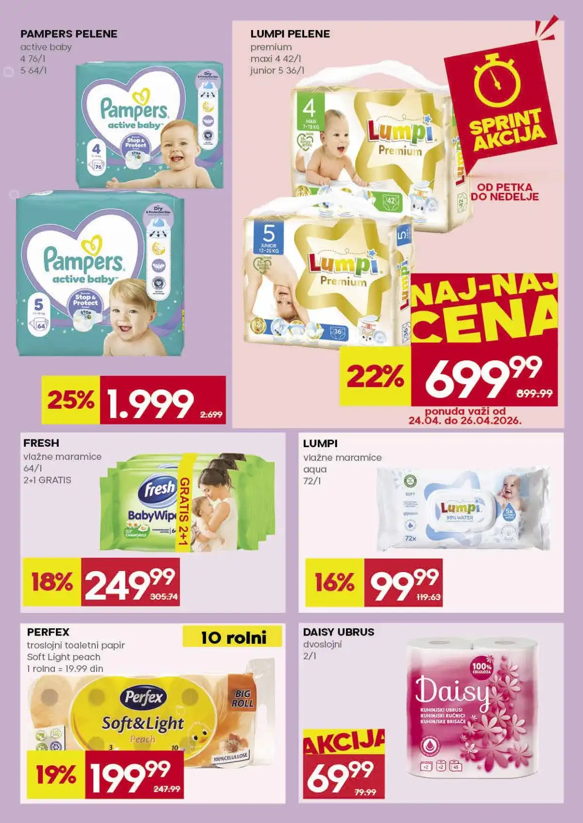 IDEA nedeljna akcija do 29. aprila 2026 strana 29 dodatne ponude Srbija