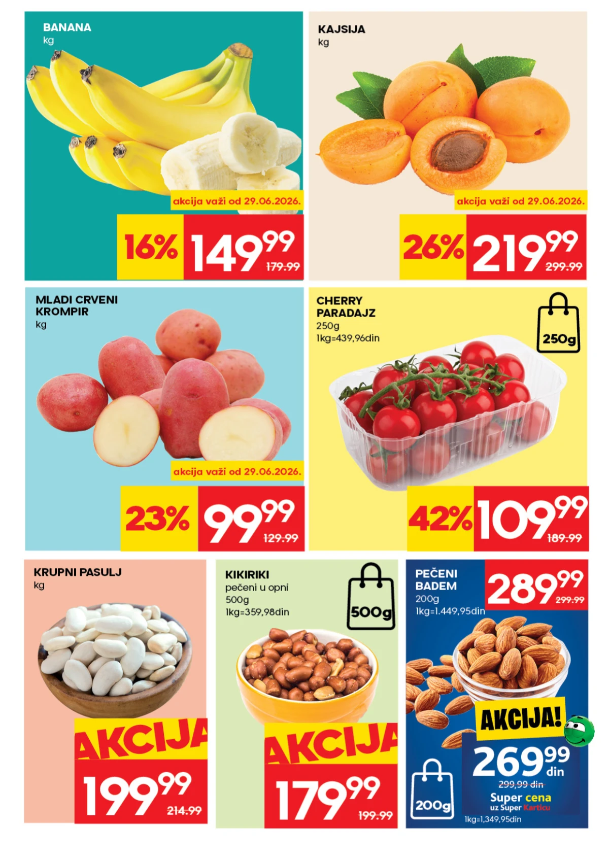 IDEA katalog strana 3 – voće, povrće, orašasti plodovi i proizvodi za svakodnevnu kupovinu