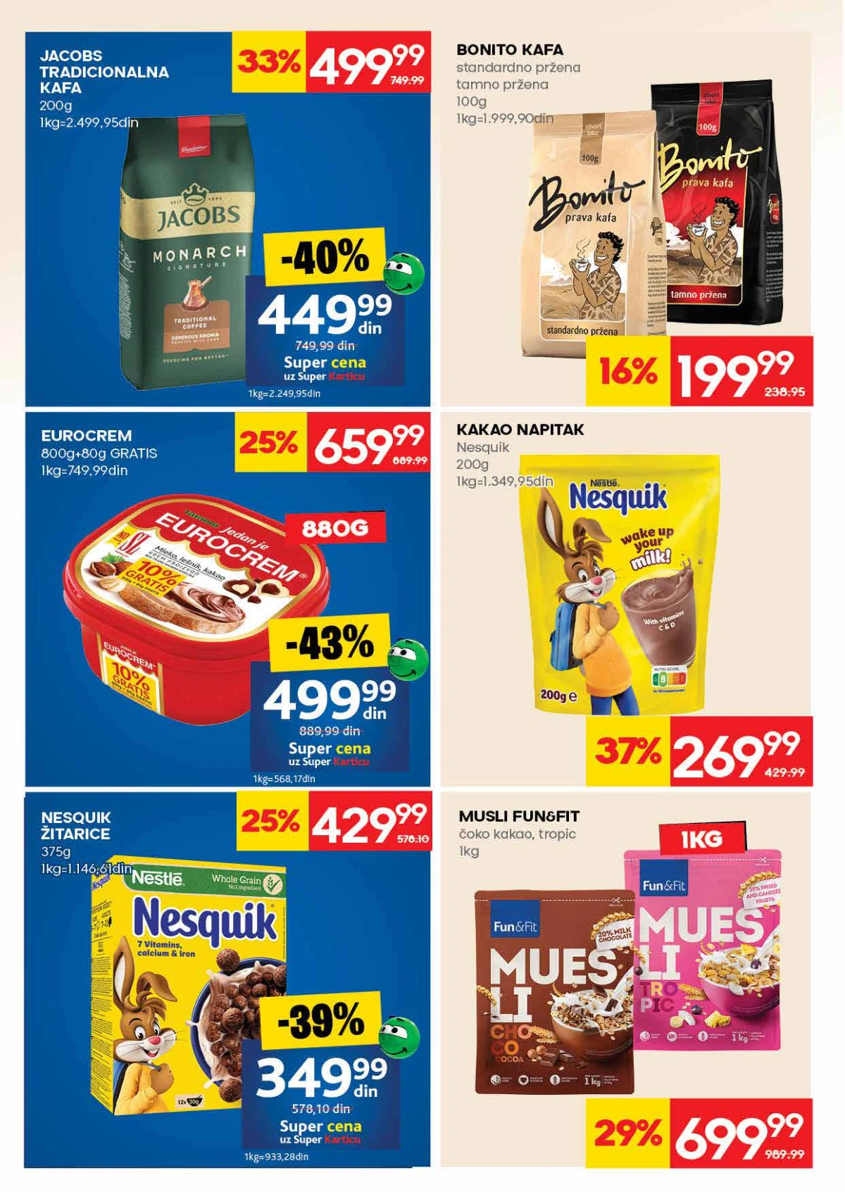 IDEA akcija do 03.06.2026 – brašno, testenina i začini IDEA katalog strana 16 – brašno, testenina i osnovne namirnice na sniženju