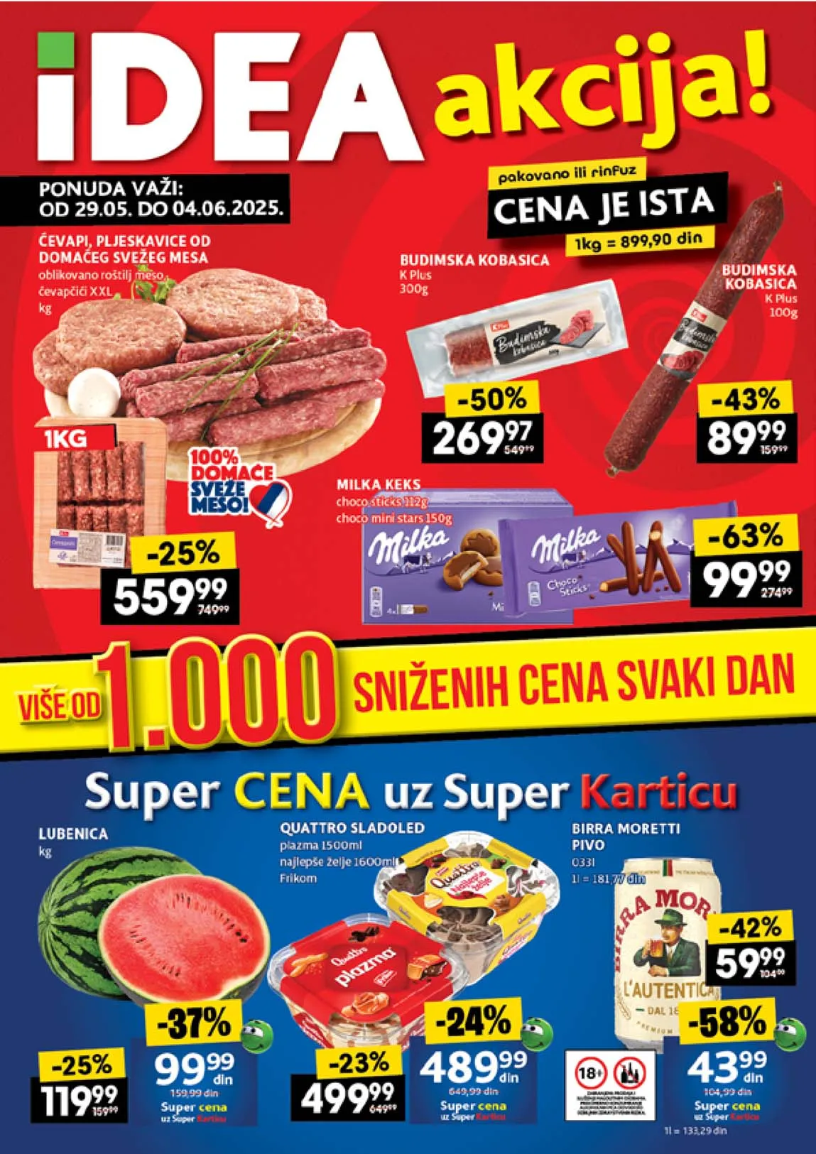 Idea kataloška akcija sniženja