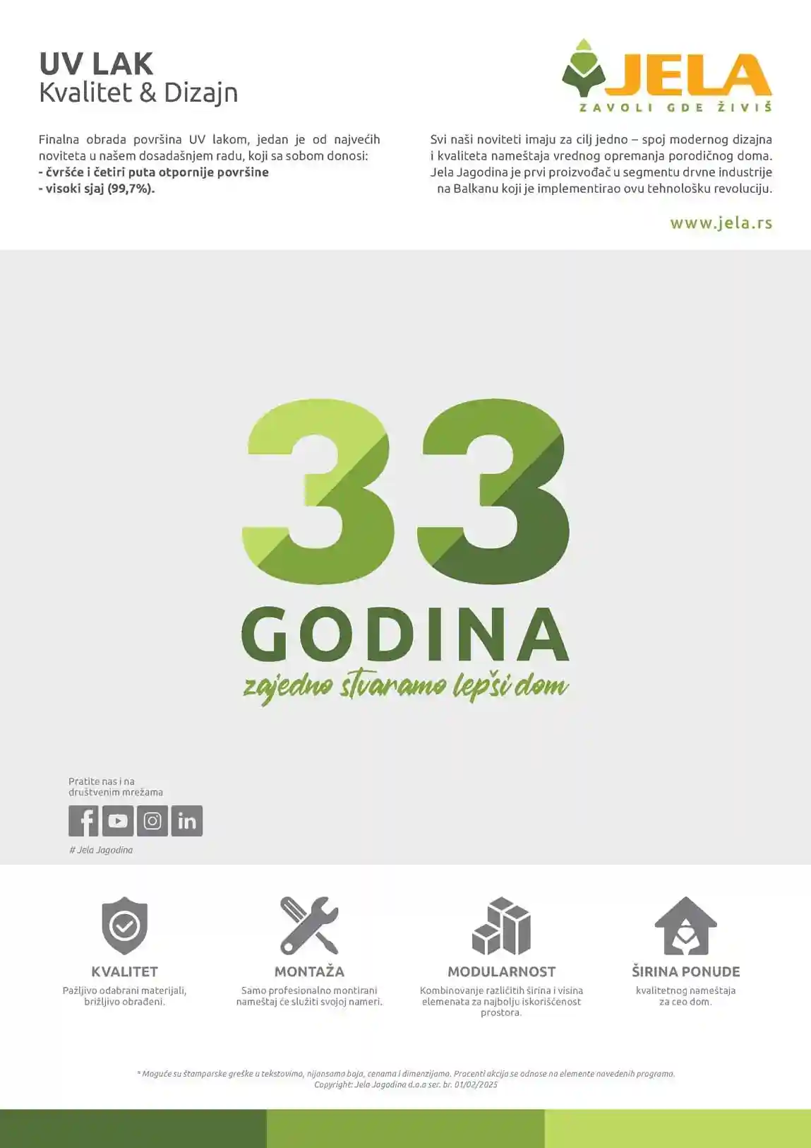 JELA nameštaj akcija Kataloška ponuda