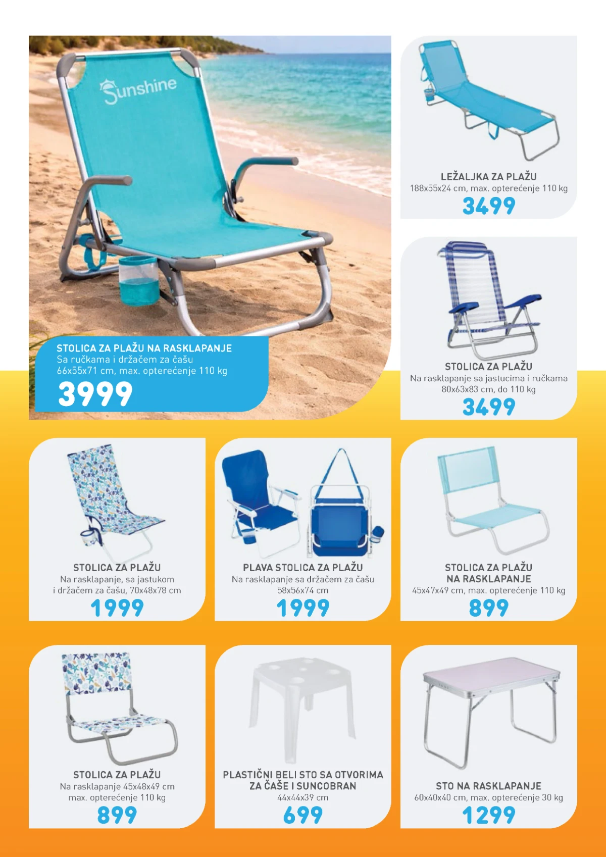 Jumbo leto 2026 katalog strana 21 – proizvodi za plažu i odmor