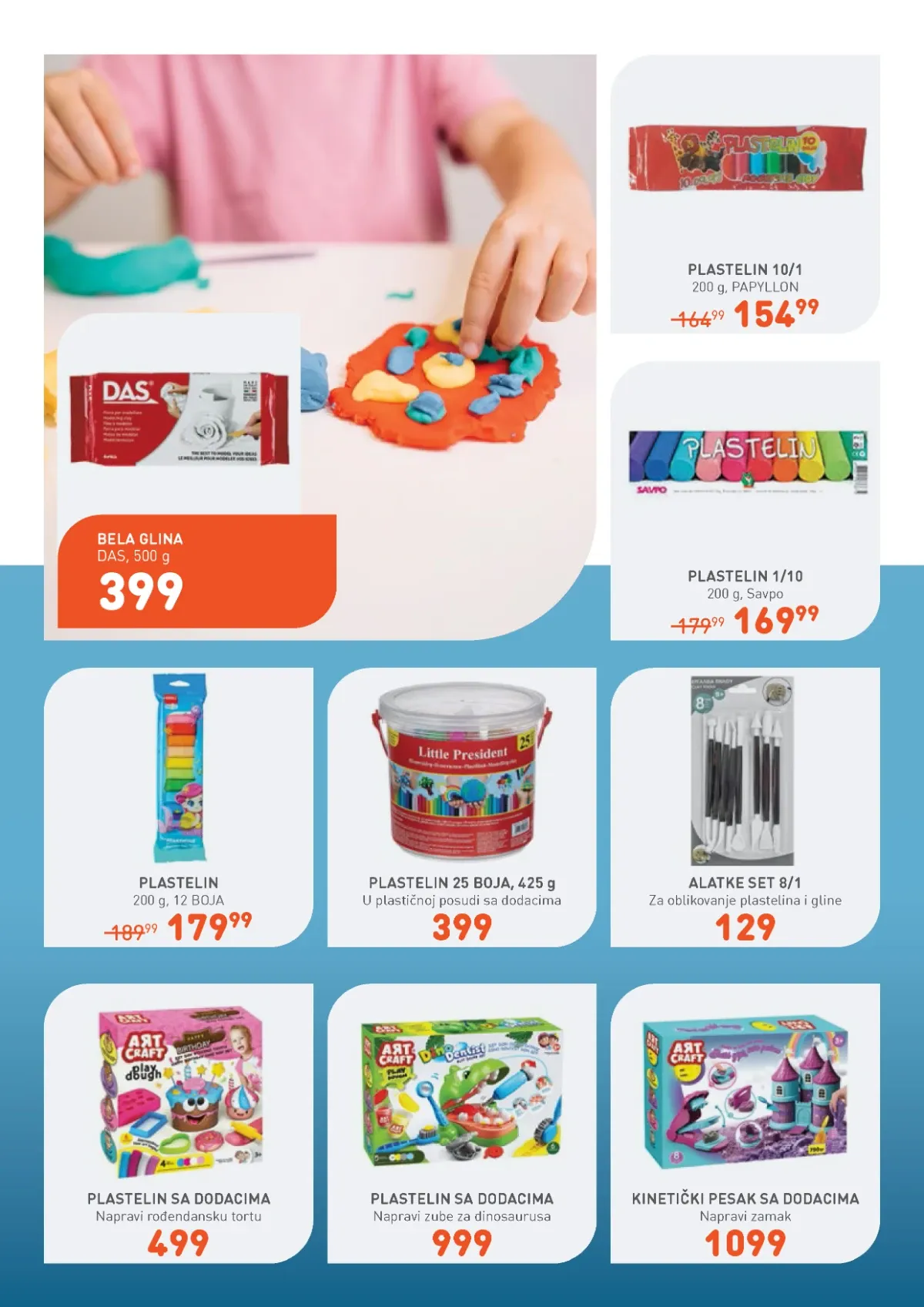 Jumbo Sve za školu katalog – glina, plastelin i kreativni setovi za decu