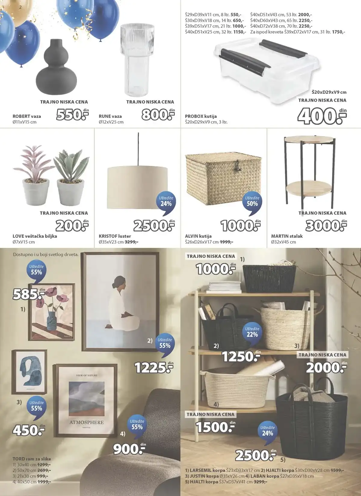 JYSK katalog sniženja do 14.04.2026 strana 2 nameštaj i oprema za dom