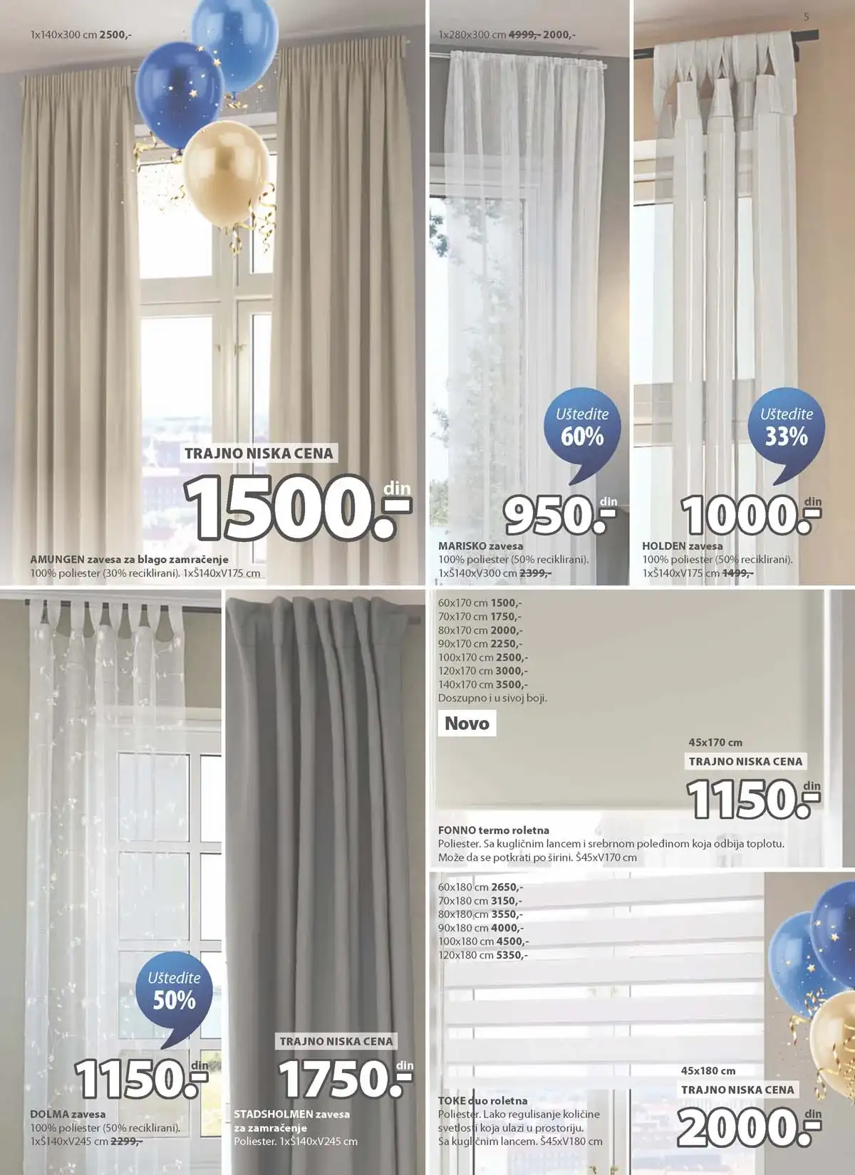 JYSK katalog sniženja do 14.04.2026 strana 5 nameštaj i dekoracija