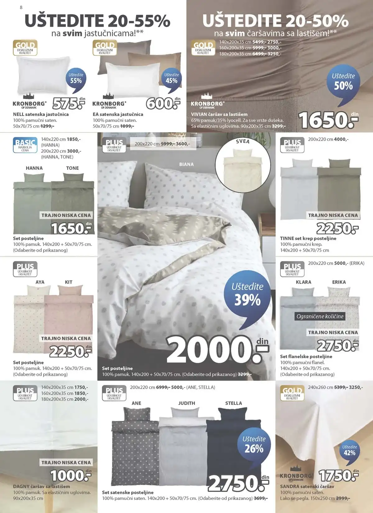 JYSK katalog sniženja do 14.04.2026 strana 8 dekoracija i oprema za dom