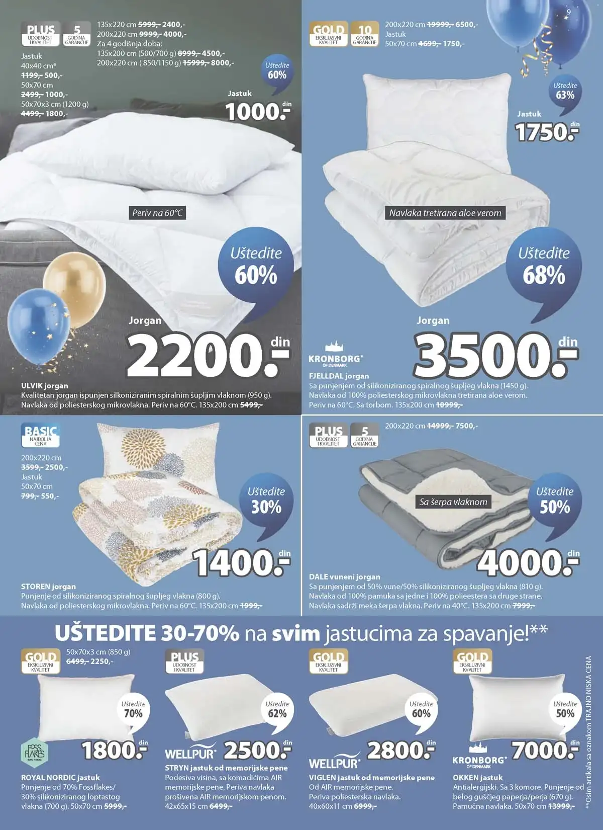 JYSK katalog sniženja do 14.04.2026 strana 9 nameštaj i kućni tekstil