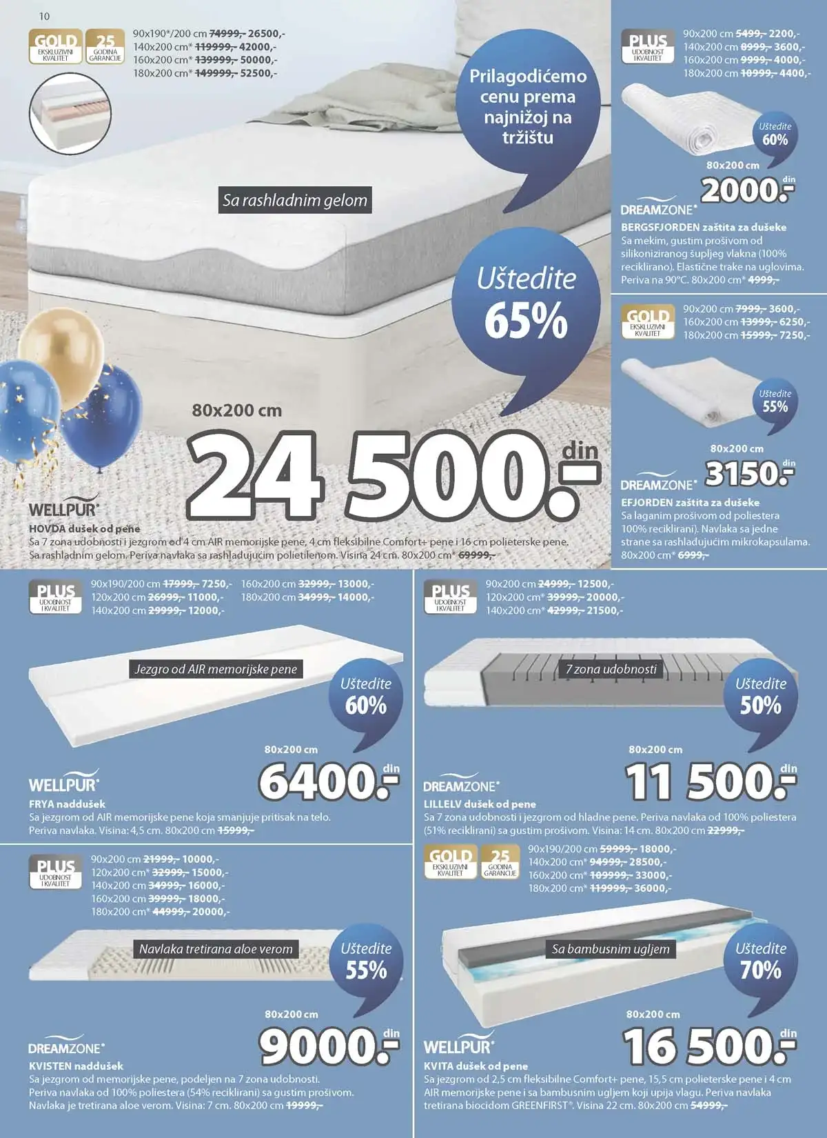 JYSK katalog sniženja do 14.04.2026 strana 10 nameštaj za dom