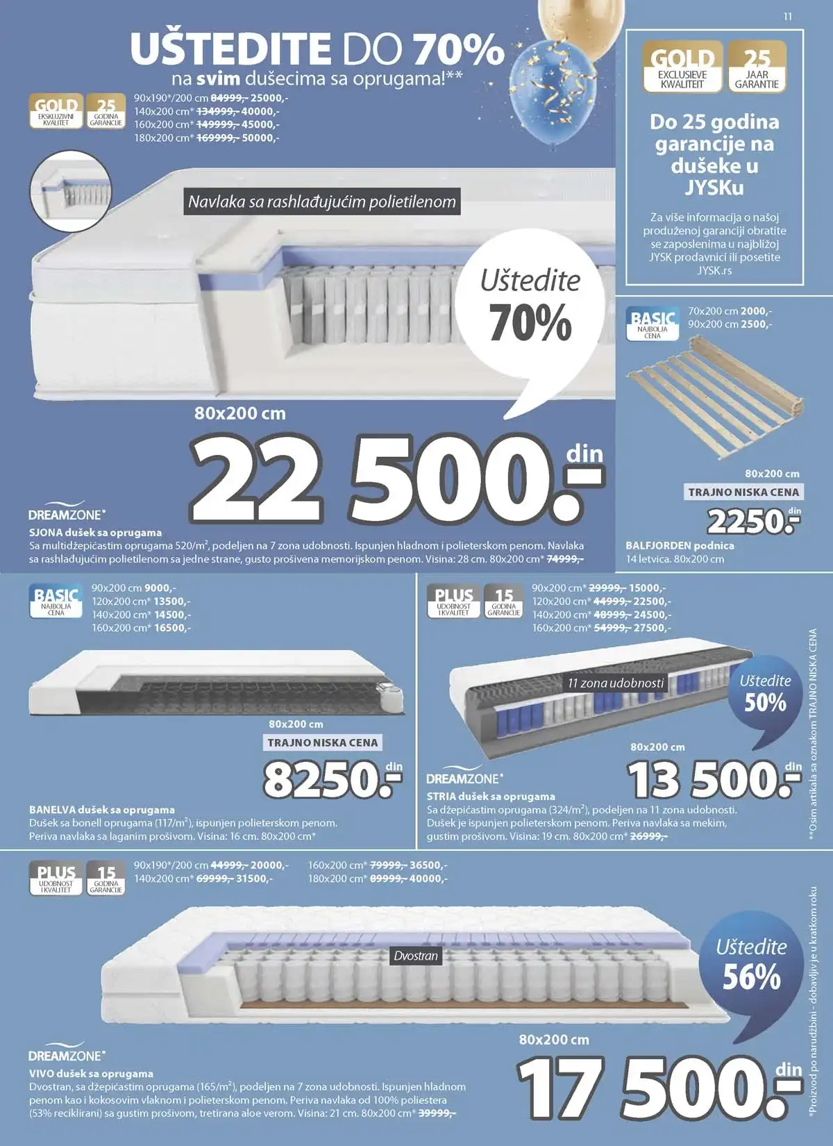 JYSK katalog sniženja do 14.04.2026 strana 11 nameštaj i dekoracija