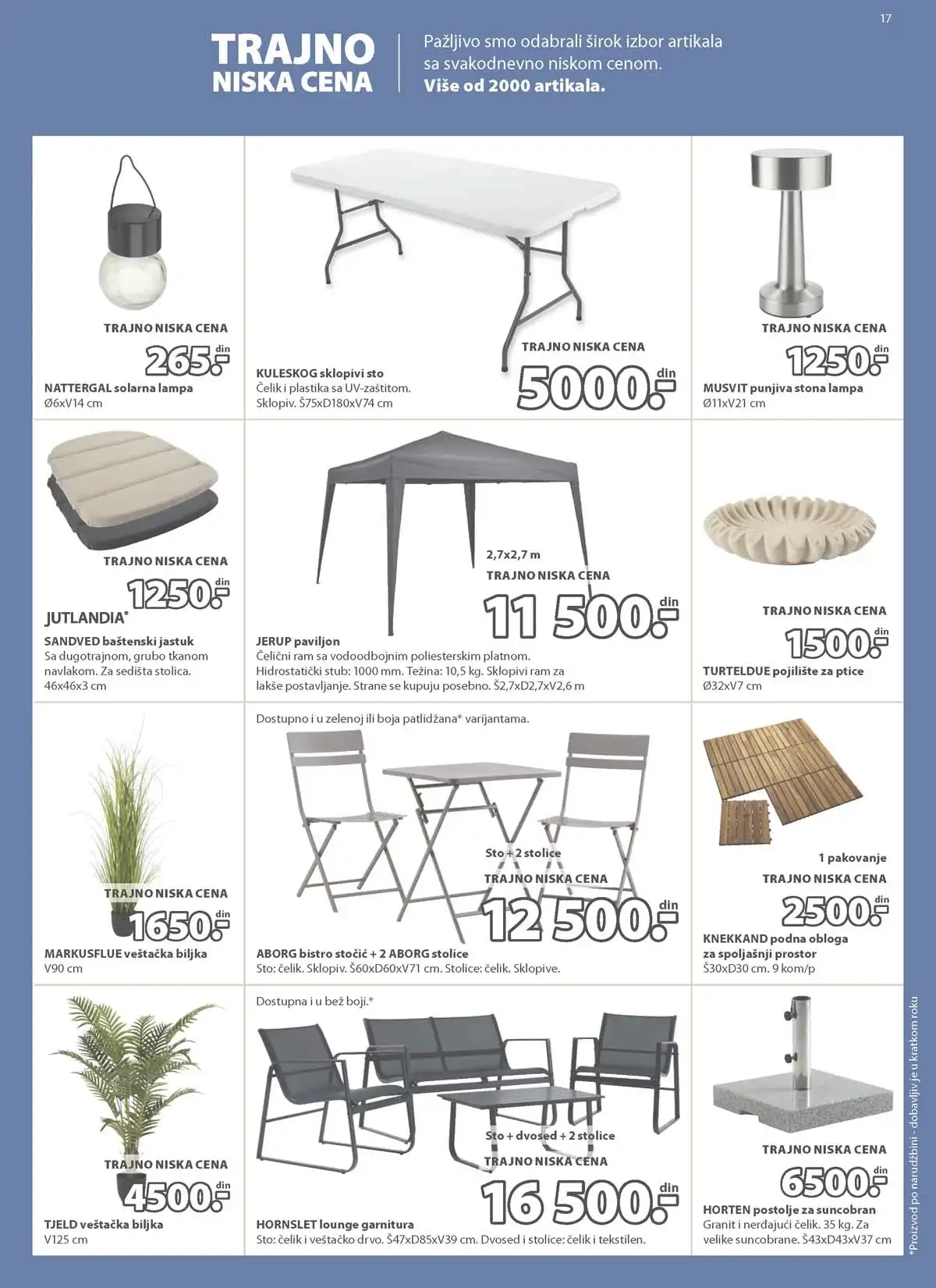 JYSK katalog sniženja do 14.04.2026 strana 17 nameštaj za spavaću sobu