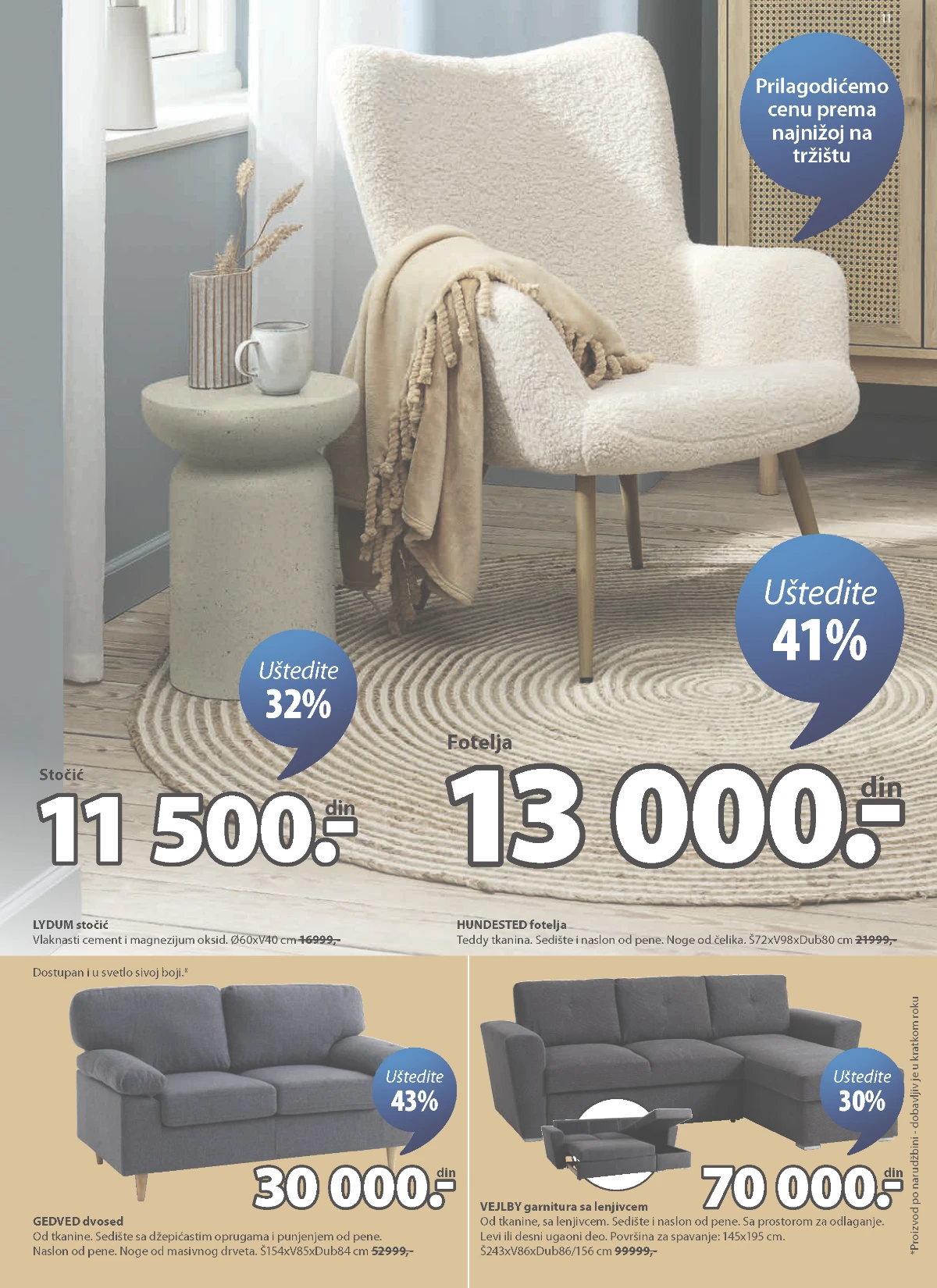 JYSK garniture za dvorište akcija