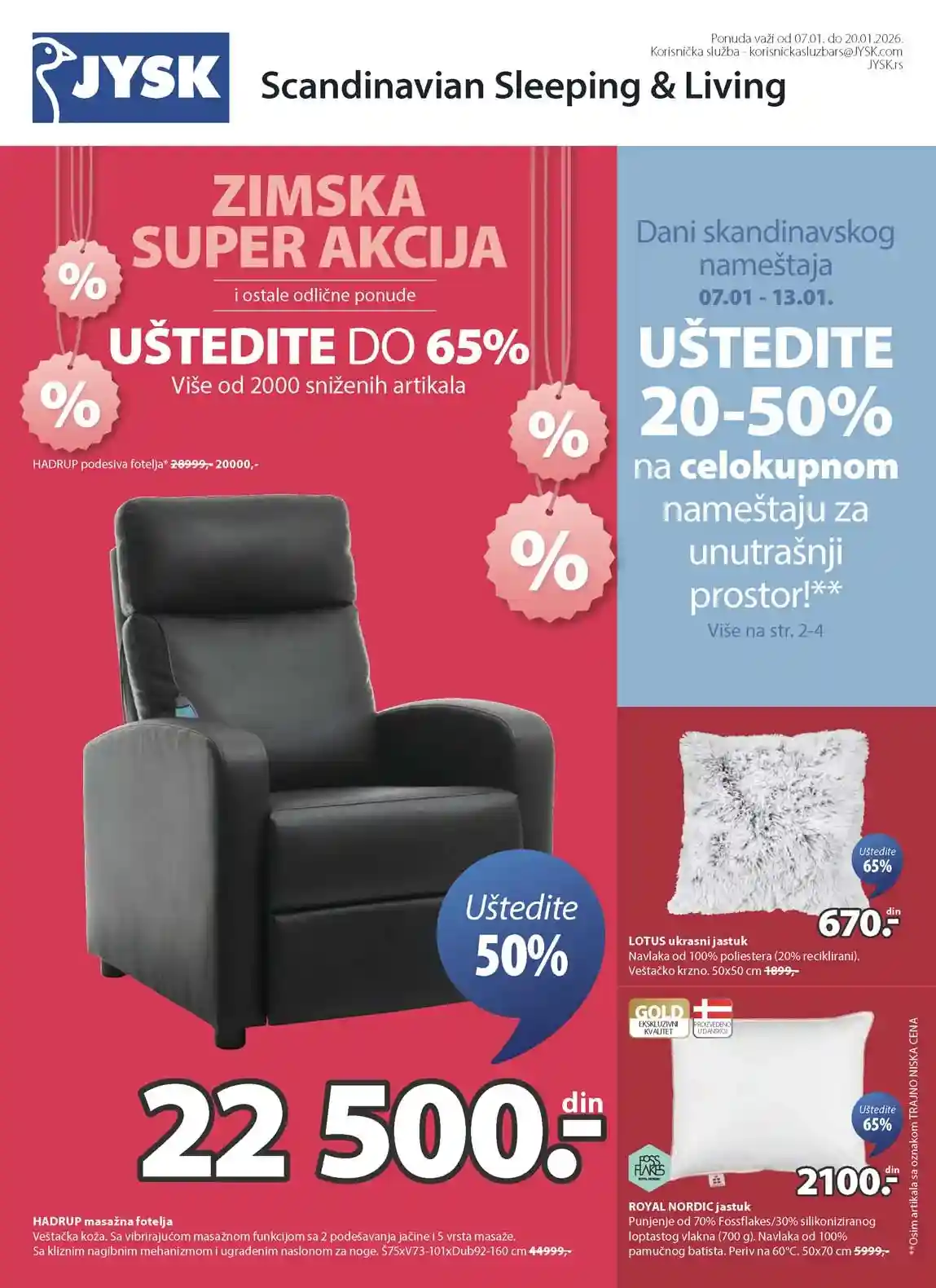 Snizenja Jysk popusti i niske cene Jysk akcija sniženja Katalog