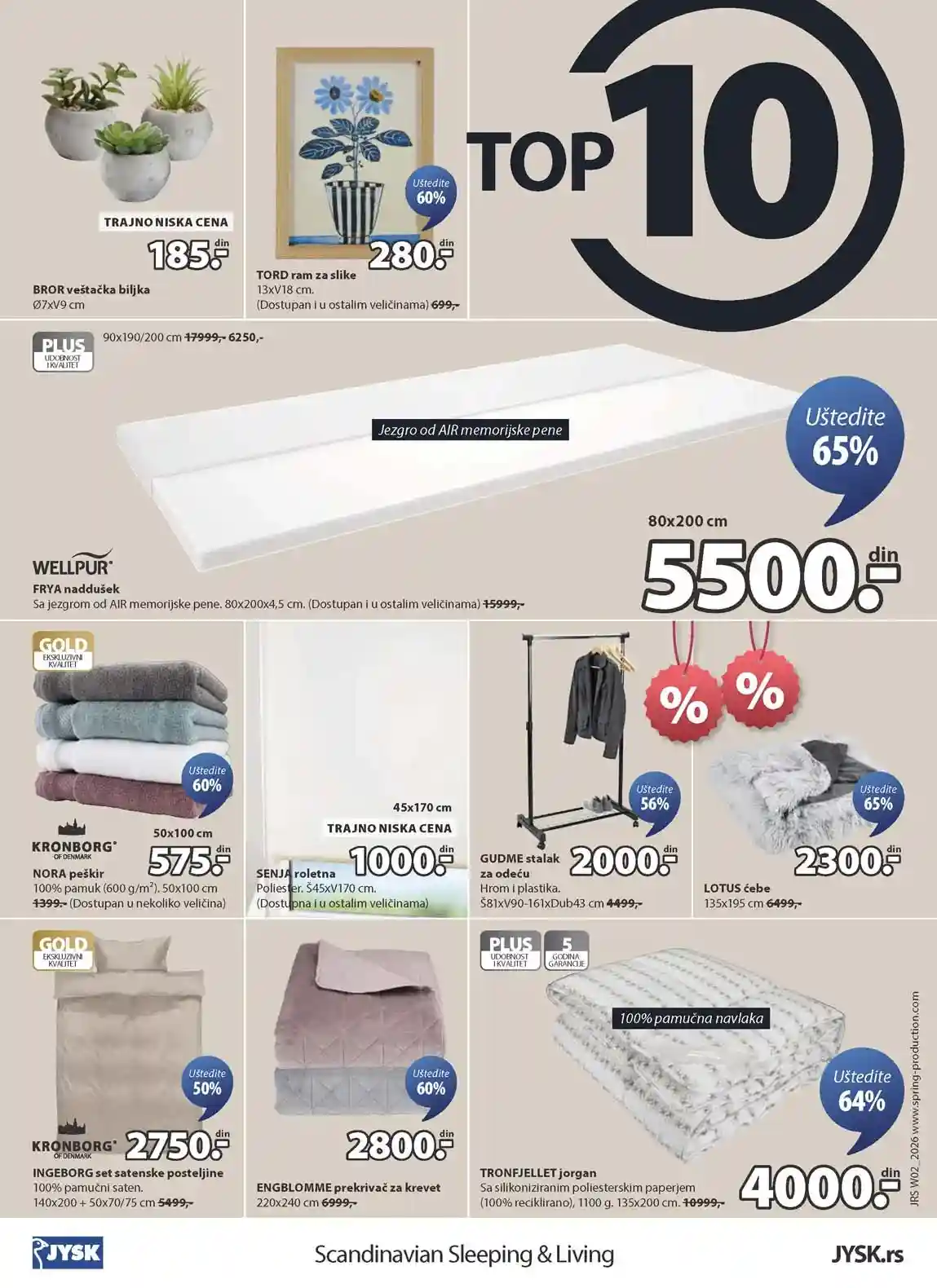 Snizenja Jysk popusti i niske cene Jysk akcija sniženja Katalog