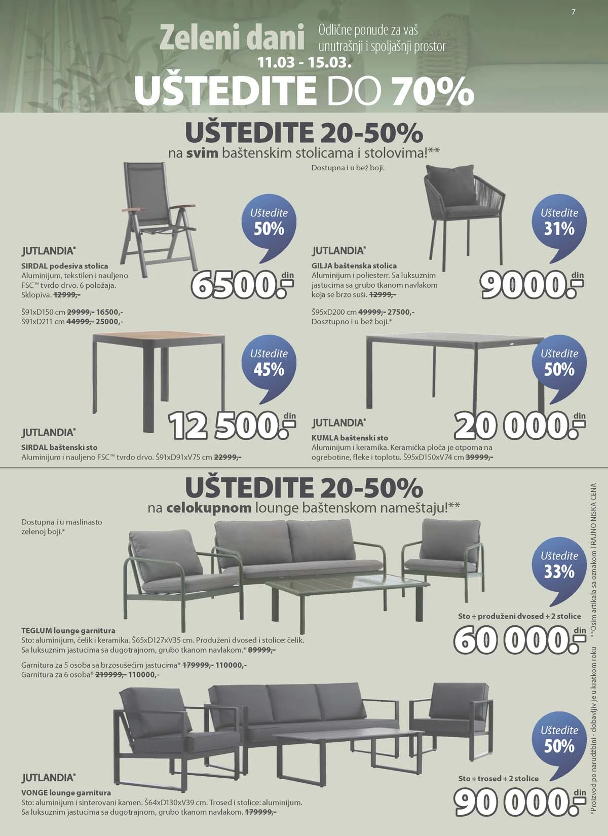 JYSK katalog strana 7 JYSK katalog sniženja do 24.03.2026 strana 7 nameštaj za spavaću sobu