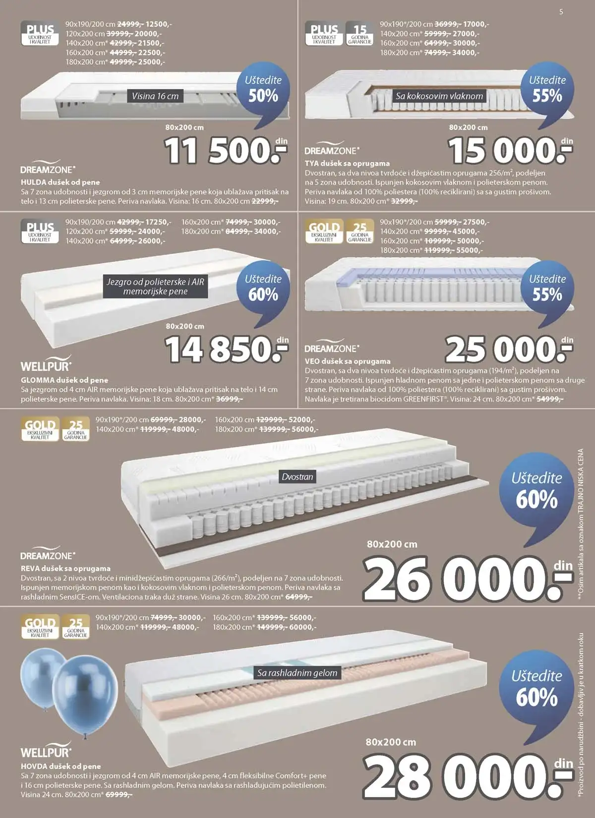 JYSK katalog sniženja do 28.04.2026 strana 5 nameštaj i dekoracija