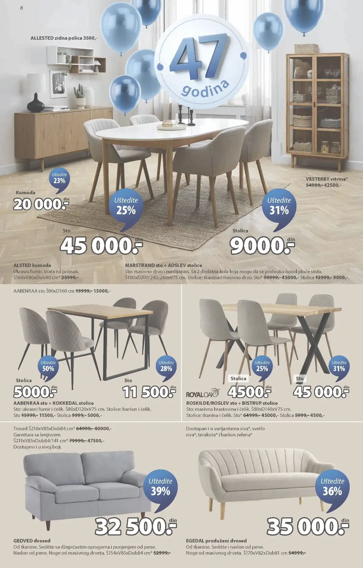 JYSK akcija do 50% dekoracija za baštu i spoljašnji prostor strana 8