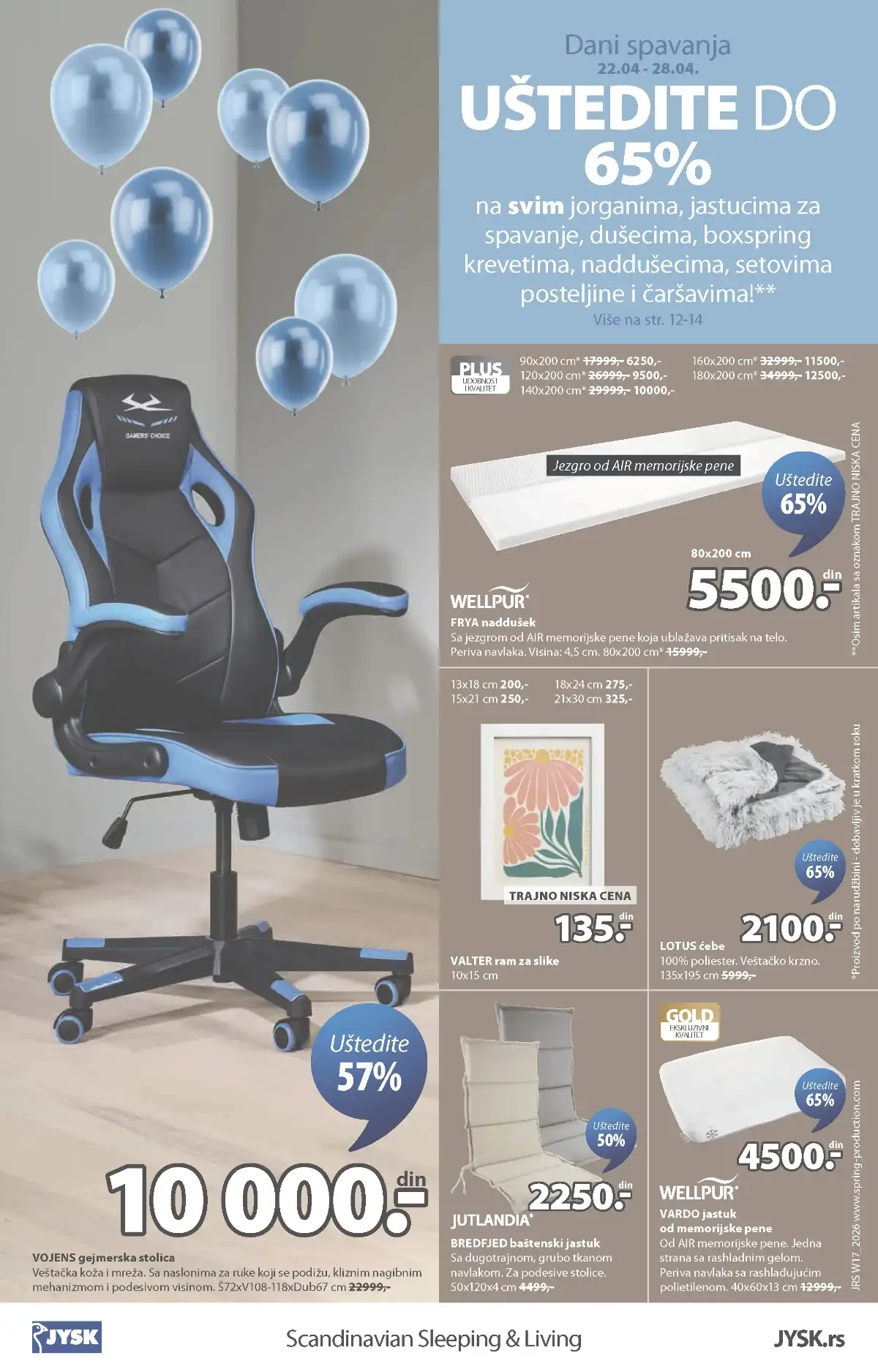 JYSK akcija do 50% baštenski setovi terasa balkon dvorište strana 16