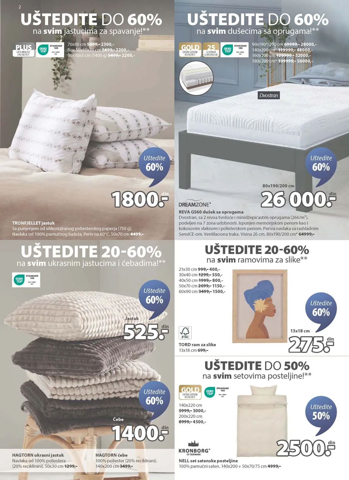 Jysk akcija kataloška ponuda