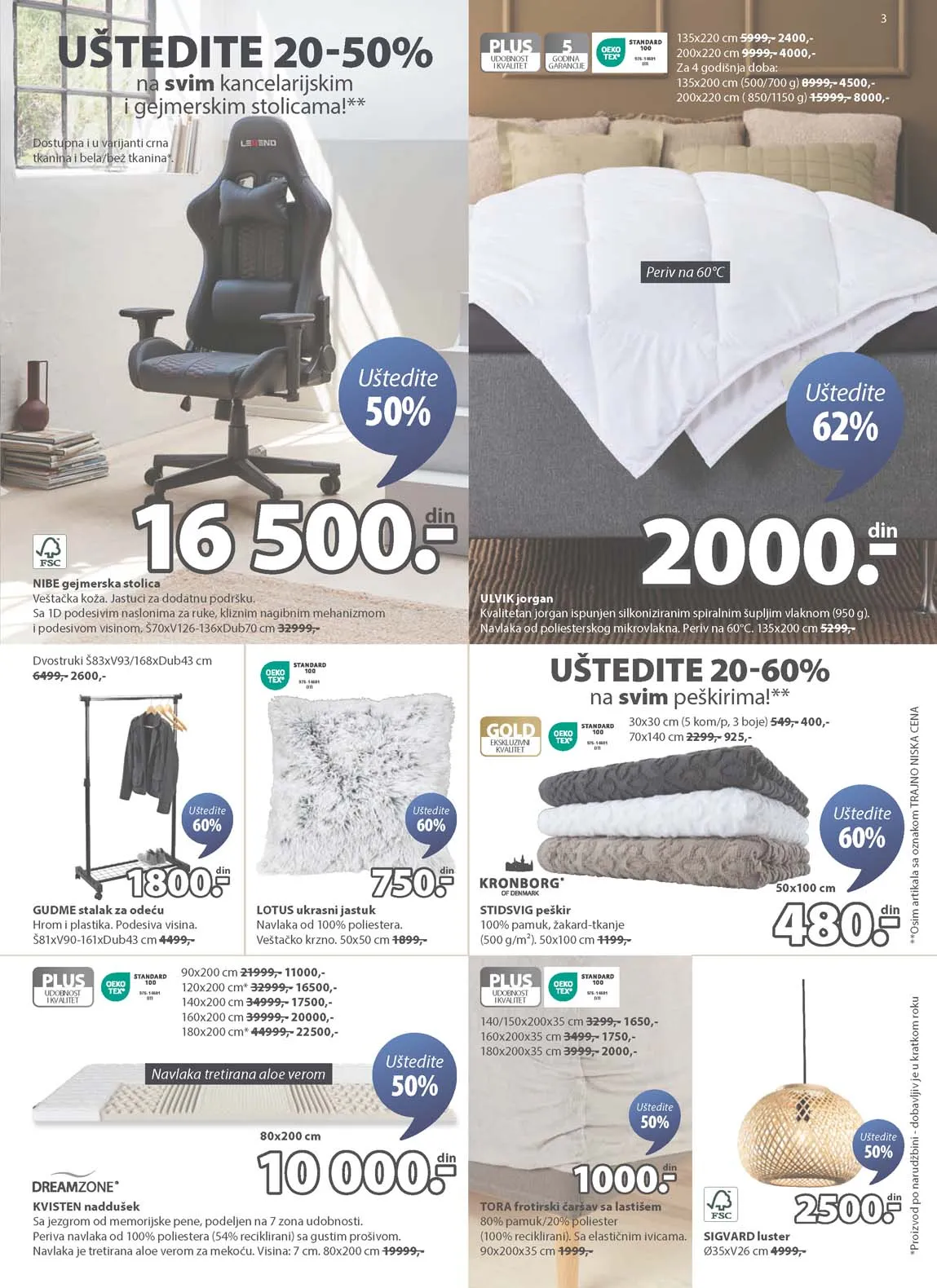 Jysk akcija kataloška ponuda