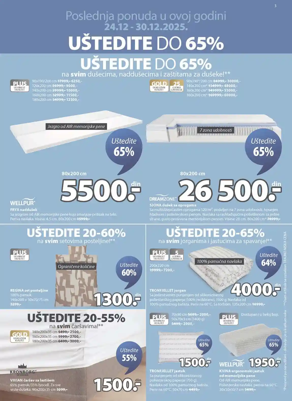 Jysk akcija sniženja Katalog