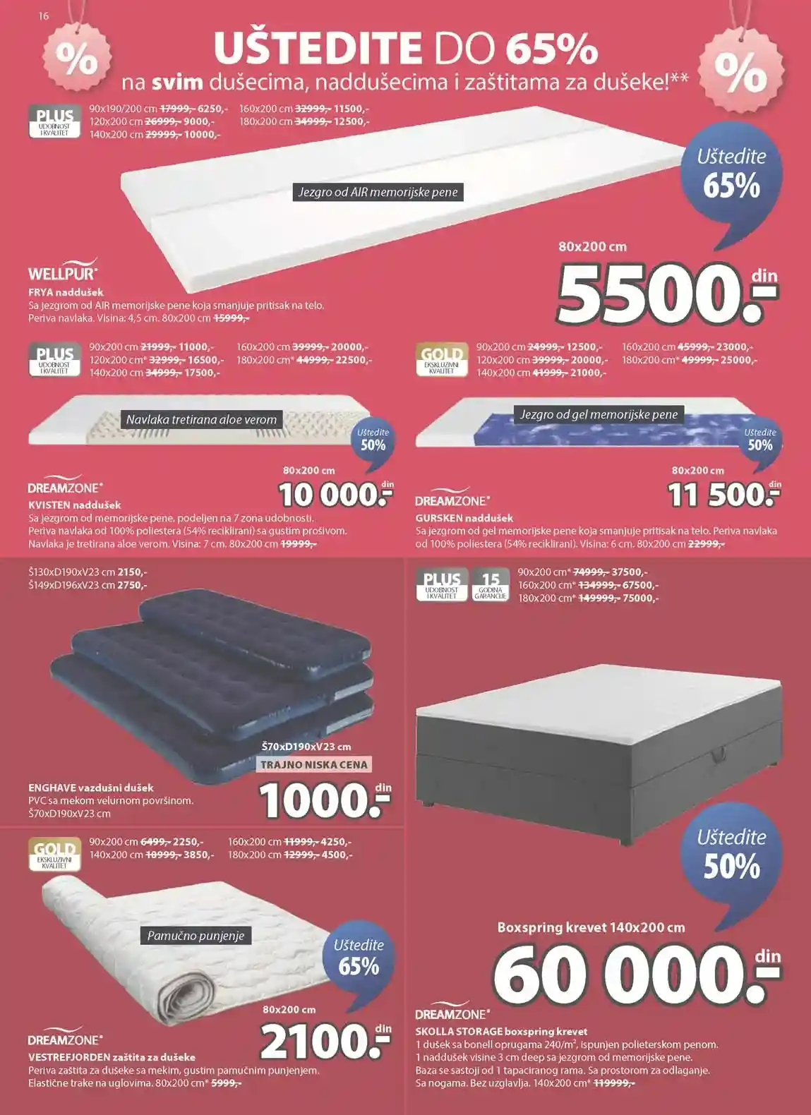 Jysk akcija sniženja Katalog