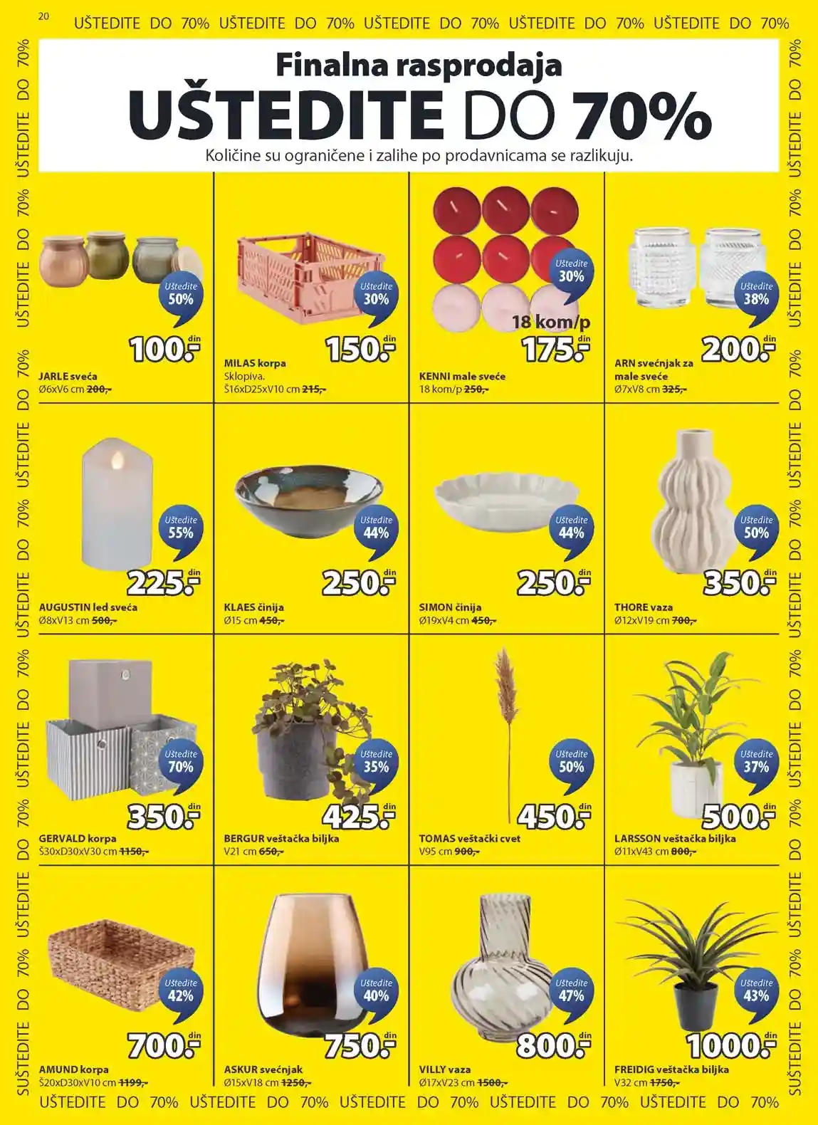 Jysk akcija sniženja Katalog
