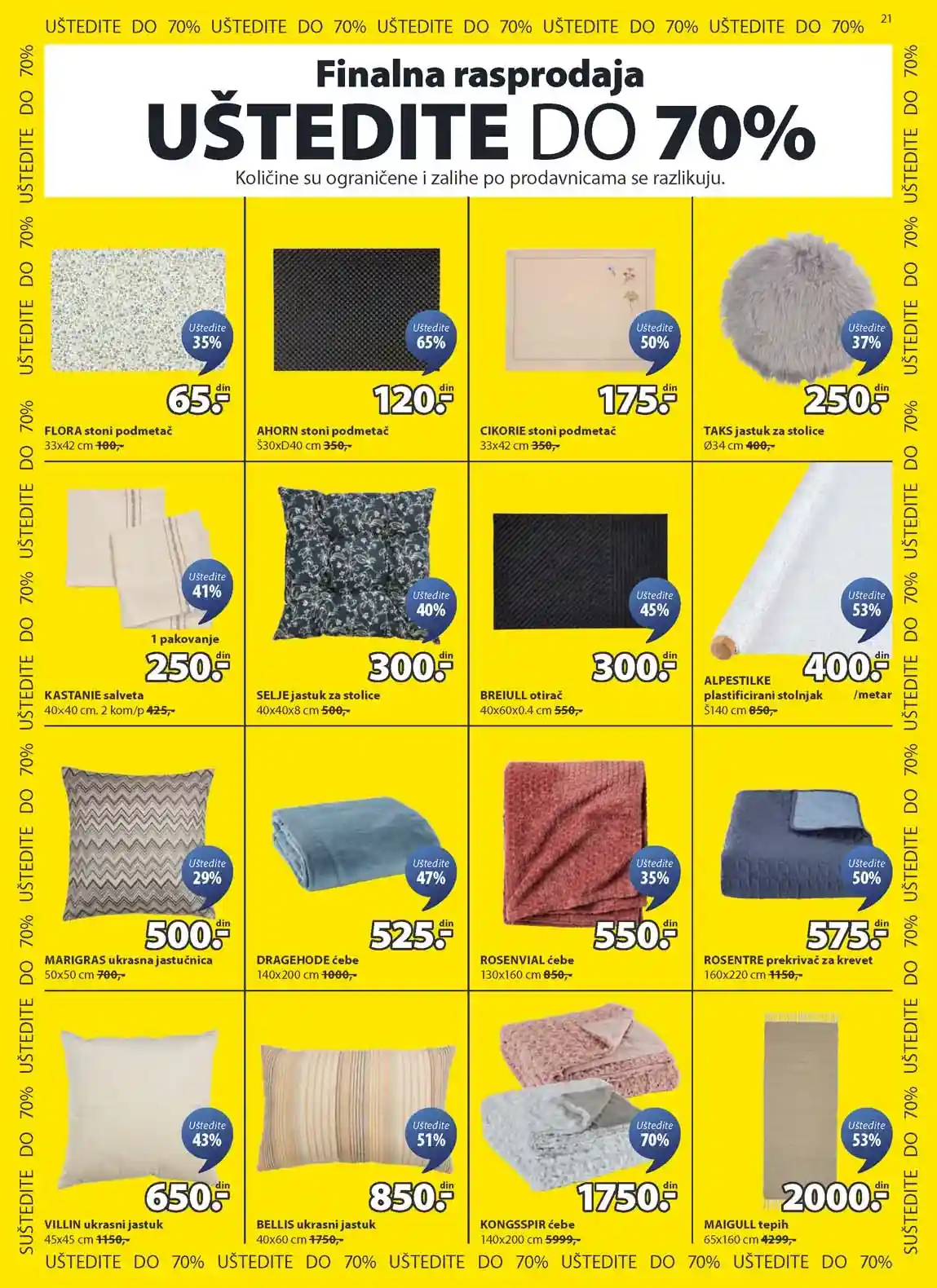 Jysk akcija sniženja Katalog