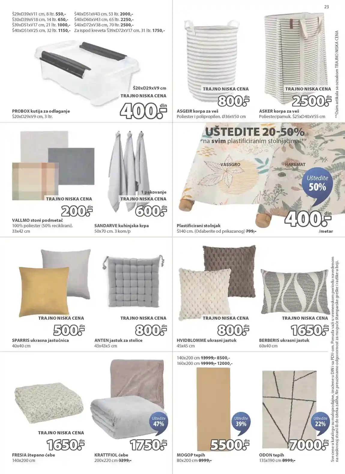 Jysk akcija sniženja Katalog