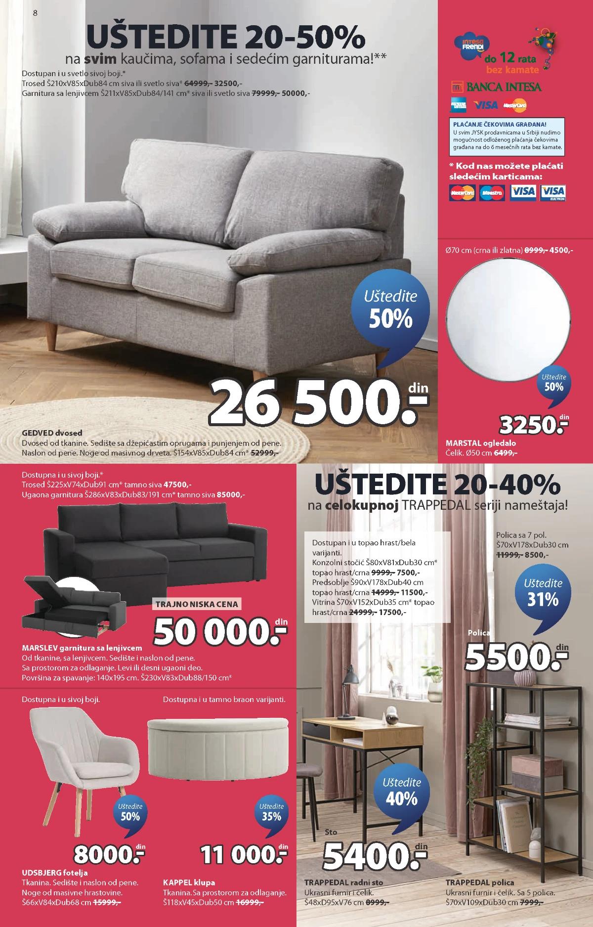 JYSK dekoracija za dom, lampe, korpe i dodaci na akciji do 07.06.2026