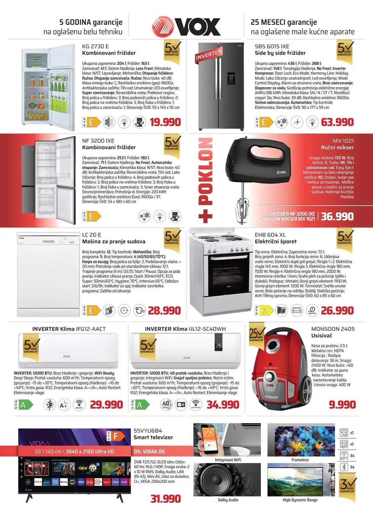 Kondor AS akcija bela tehnika i mali kućni aparati katalog strana 3