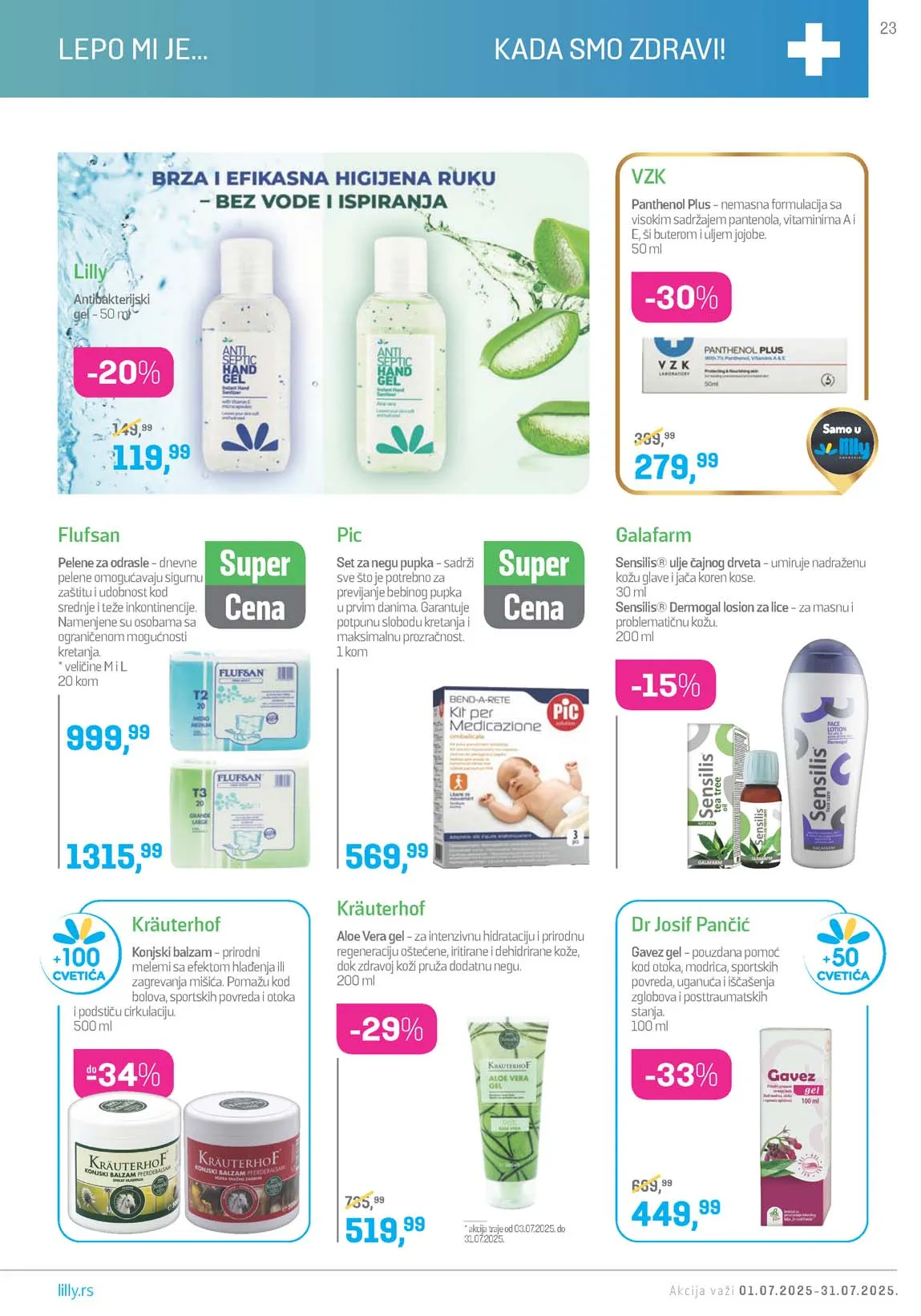 LILLY DROGERIE KATALOG AKCIJA