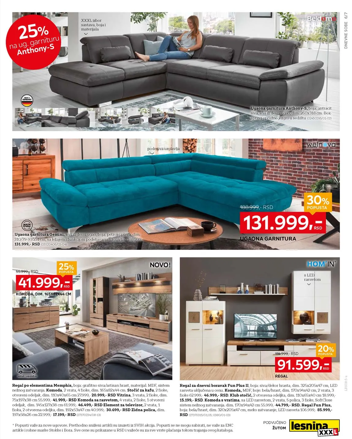 Lesnina snizenja katalog