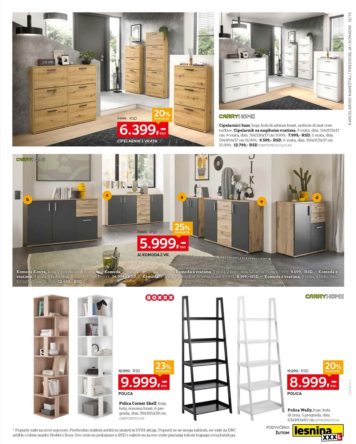 Lesnina snizenja katalog