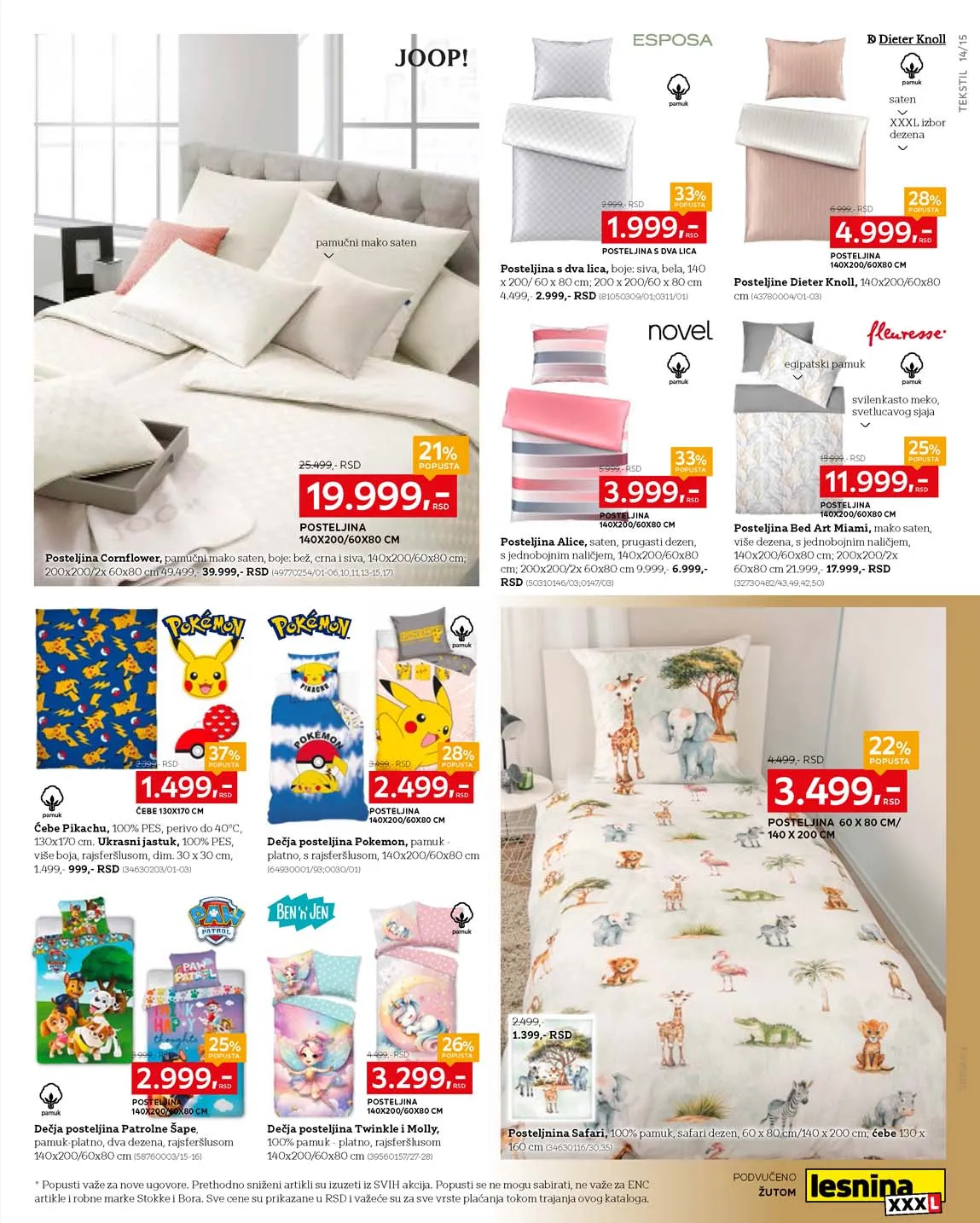 Lesnina snizenja katalog