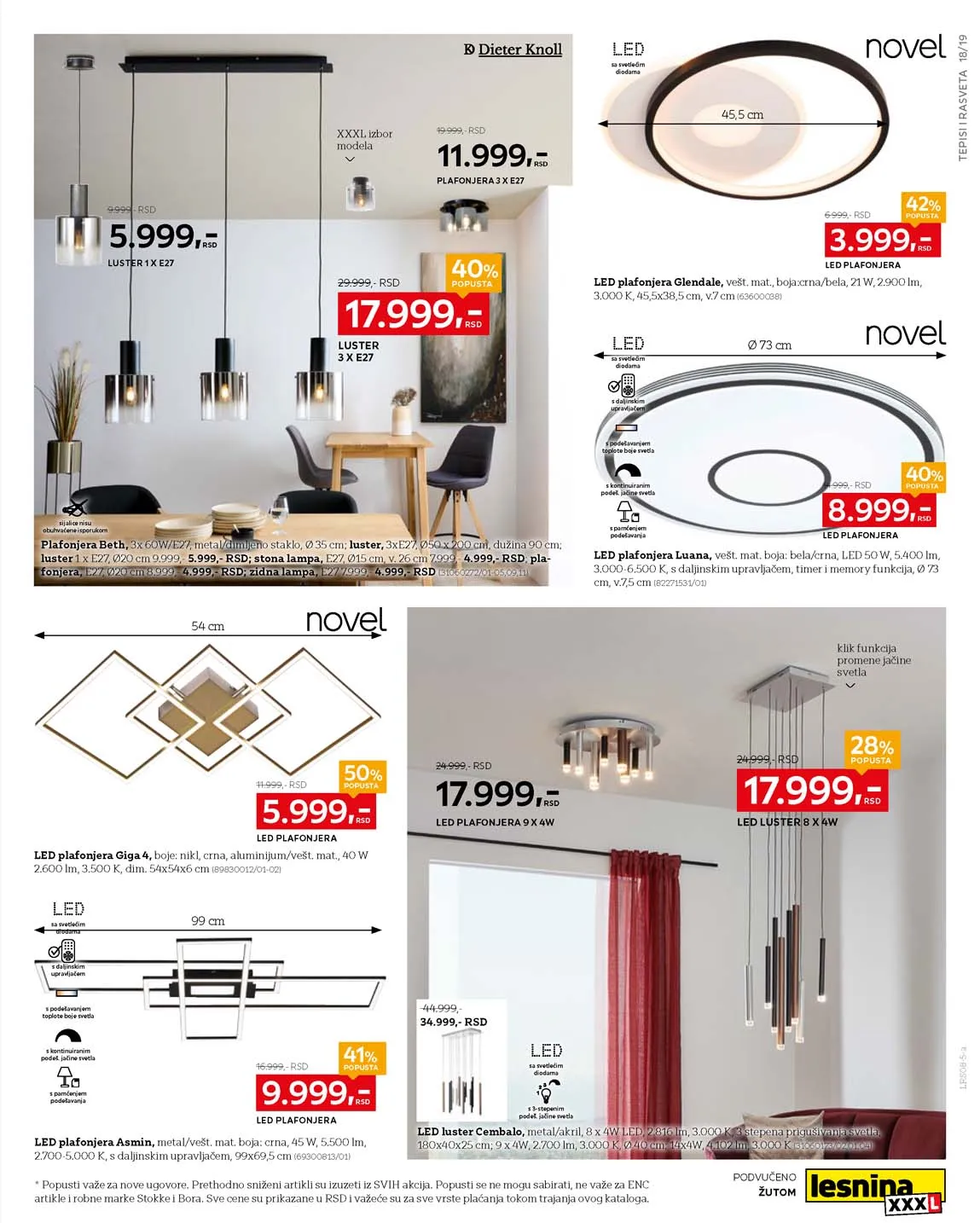 Lesnina snizenja katalog