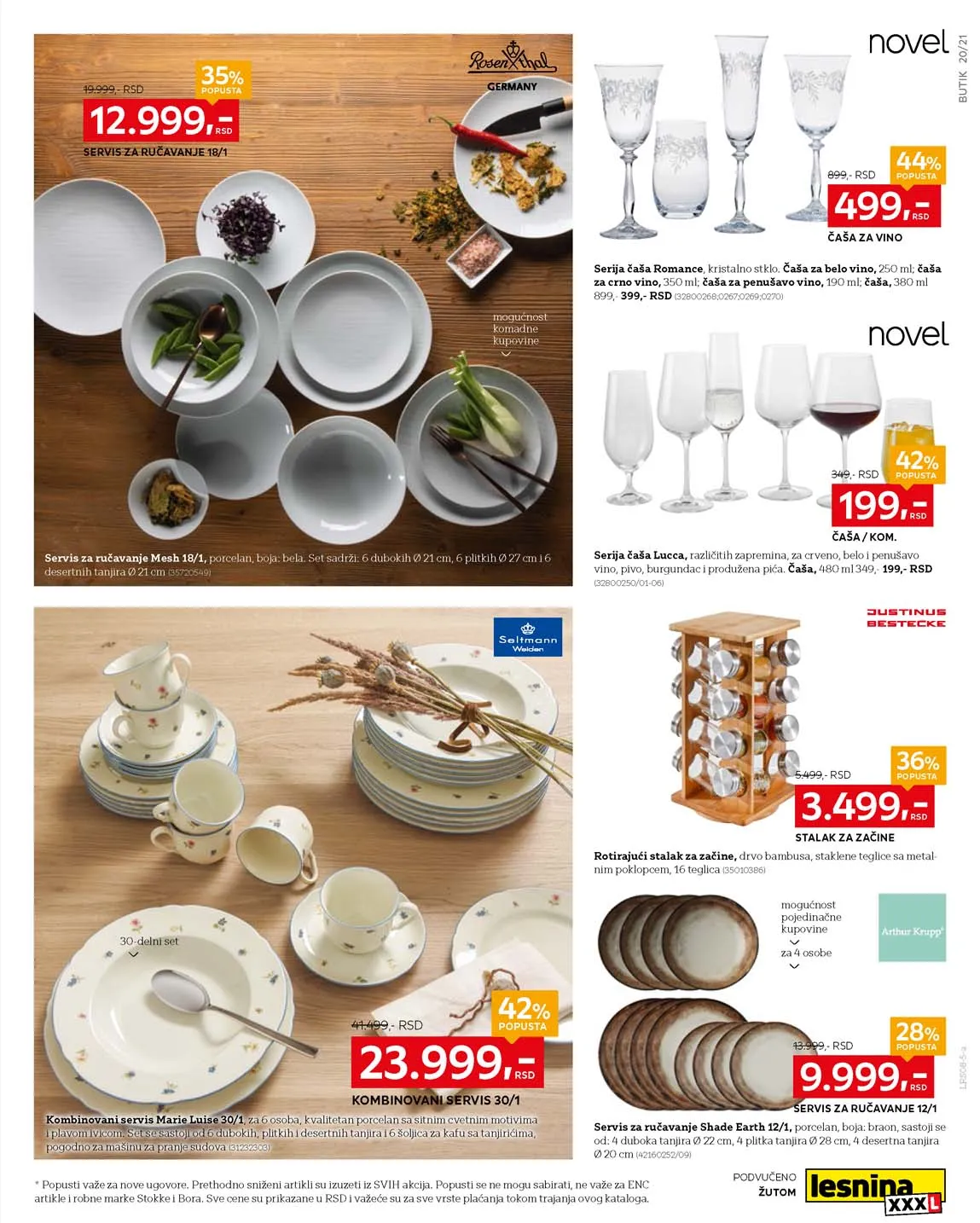 Lesnina snizenja katalog