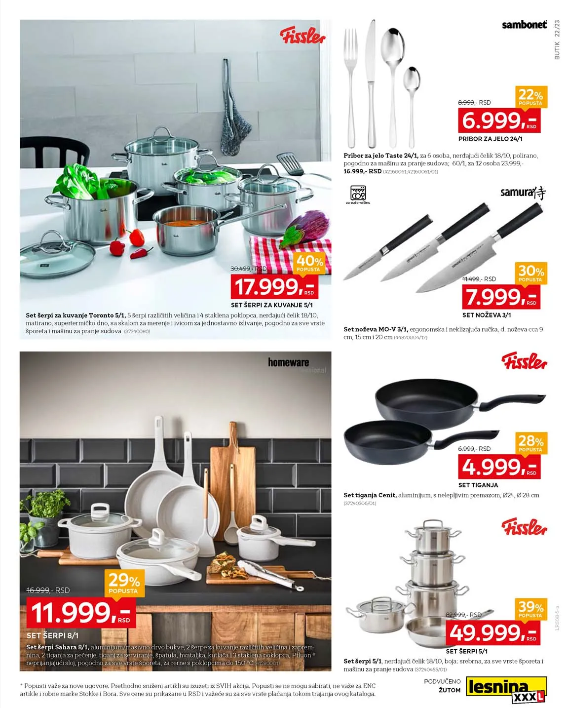 Lesnina snizenja katalog