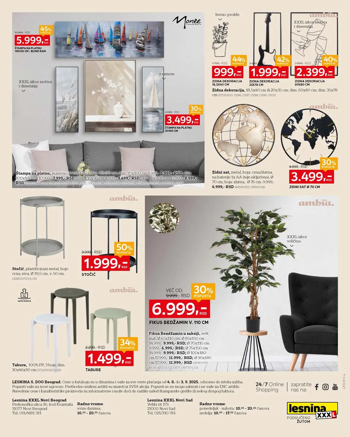 Lesnina snizenja katalog