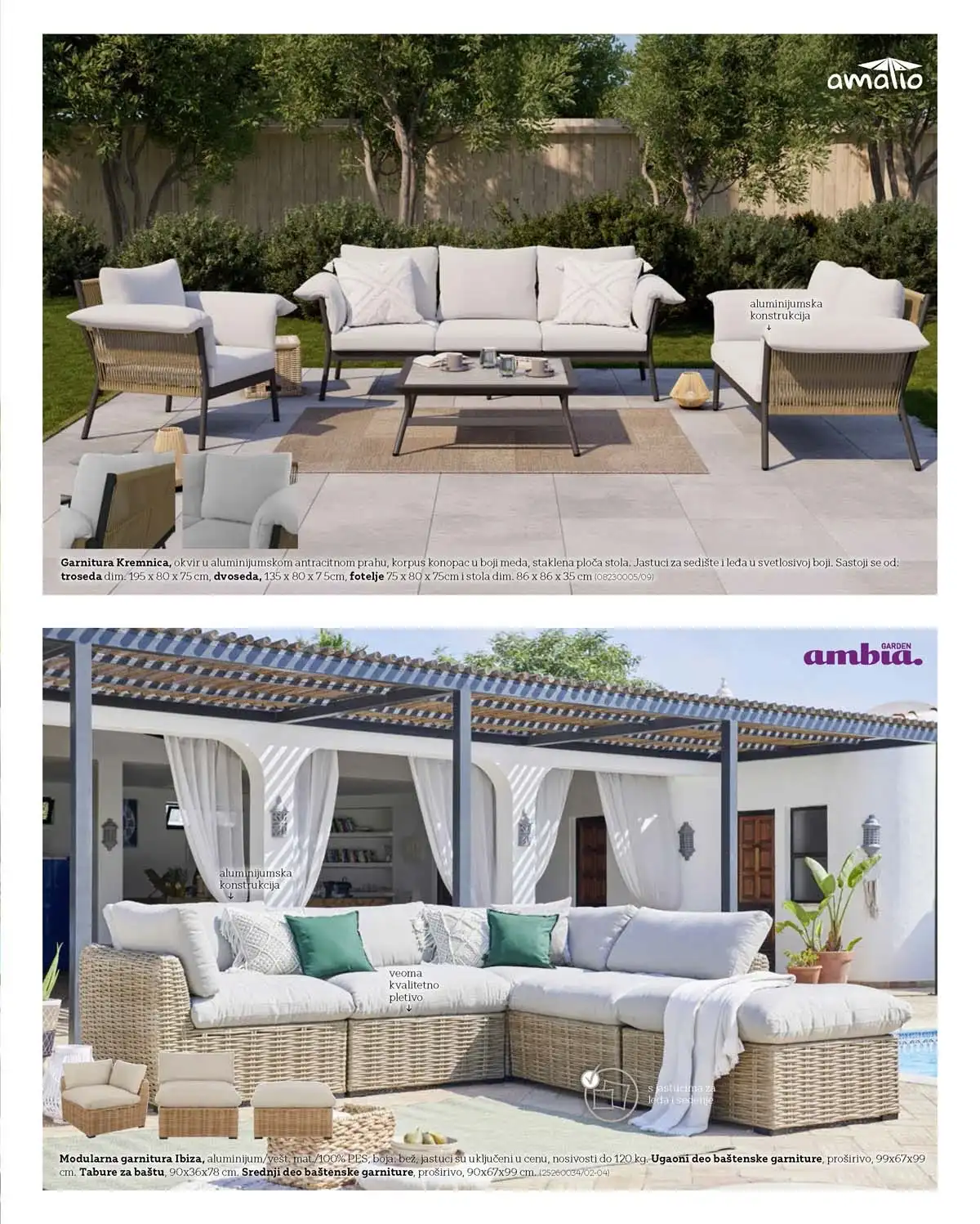 Lesnina katalog 2026 baštenski nameštaj sniženje 22% – strana 5