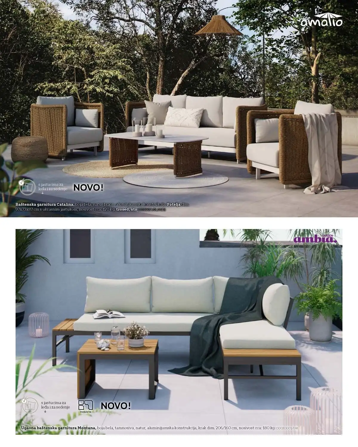 Lesnina katalog 2026 baštenski nameštaj sniženje 22% – strana 8