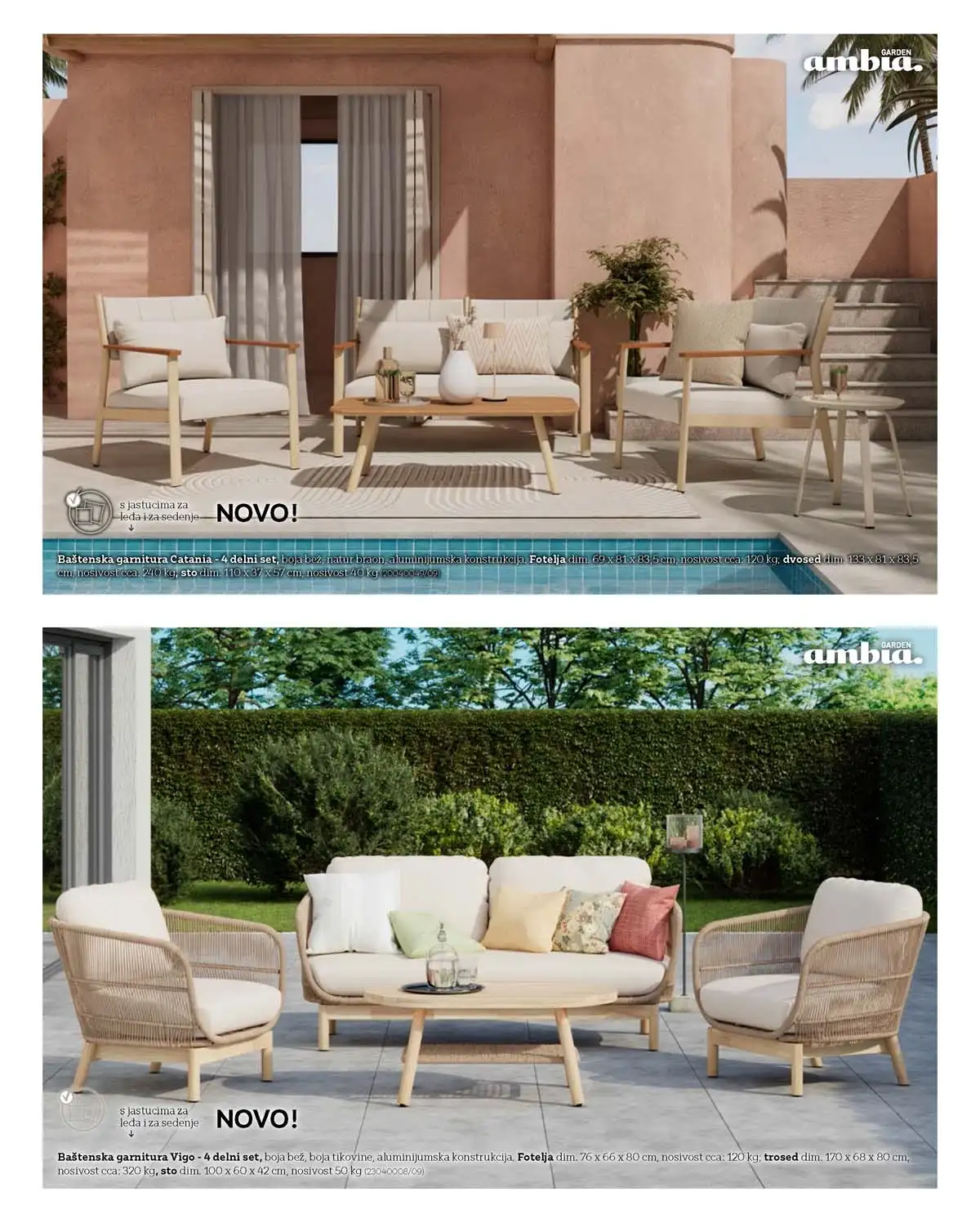 Lesnina katalog 2026 baštenski nameštaj sniženje 22% – strana 9
