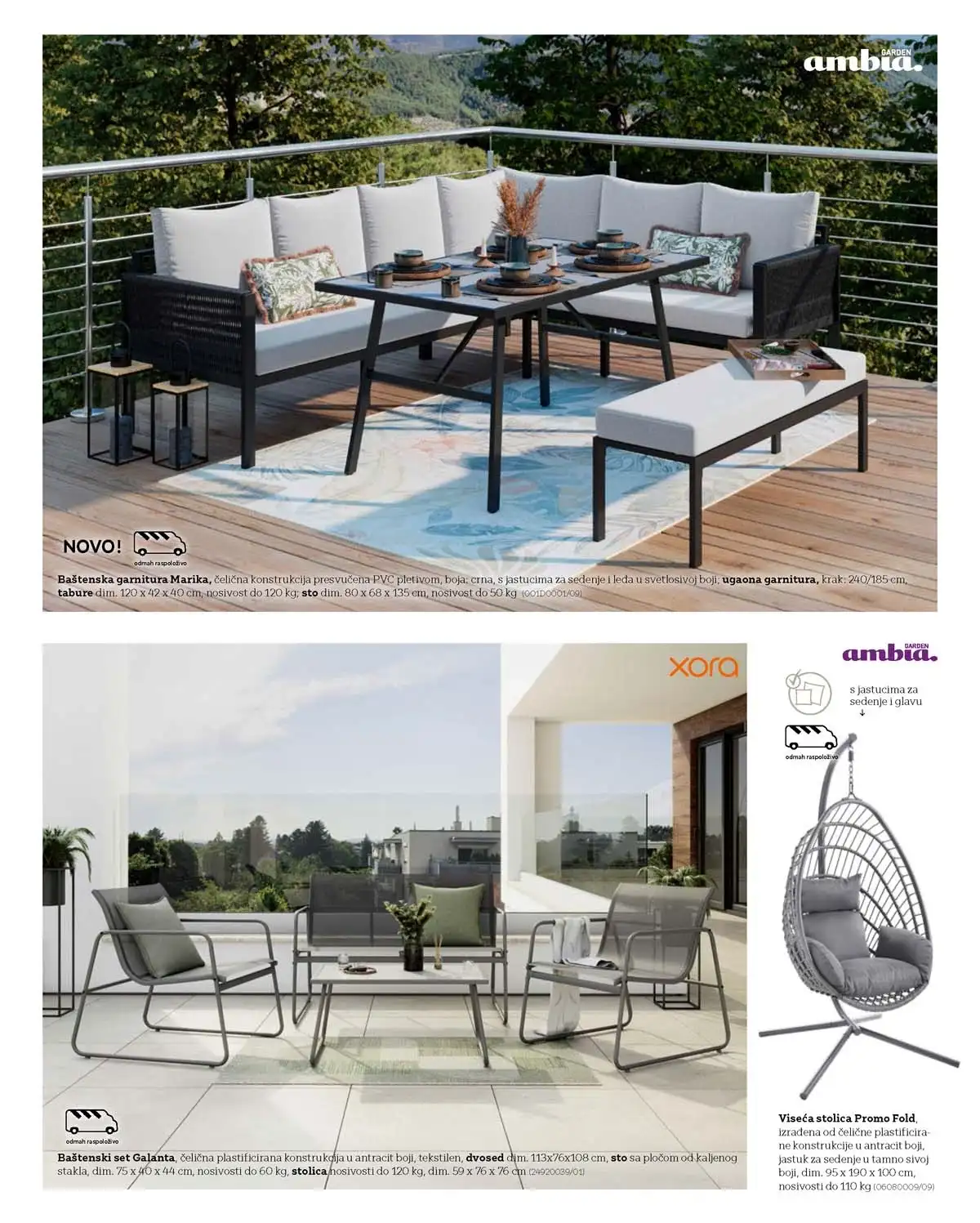 Lesnina katalog 2026 baštenski nameštaj sniženje 22% – strana 13