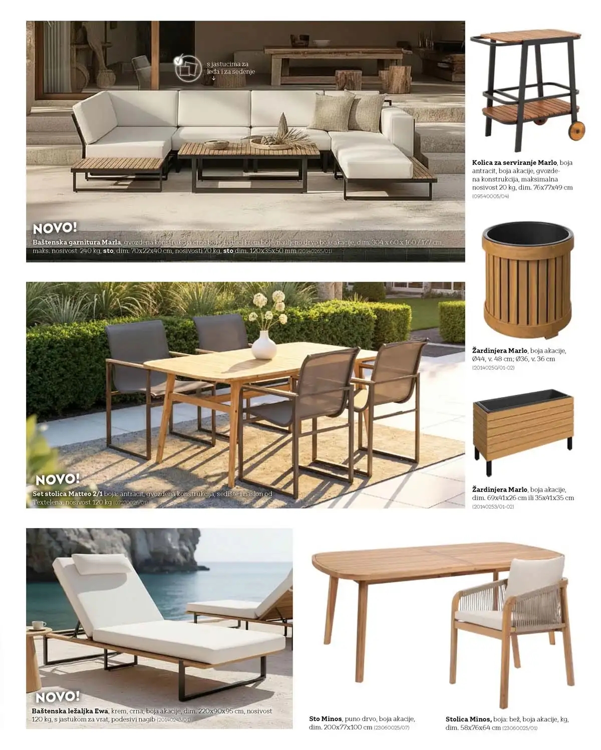 Lesnina katalog 2026 baštenski nameštaj sniženje 22% – strana 17