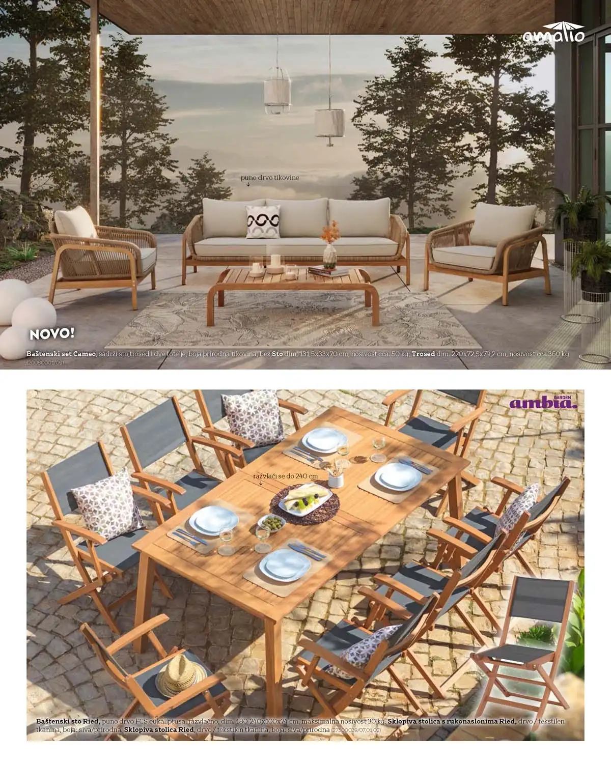 Lesnina katalog 2026 baštenski nameštaj sniženje 22% – strana 18