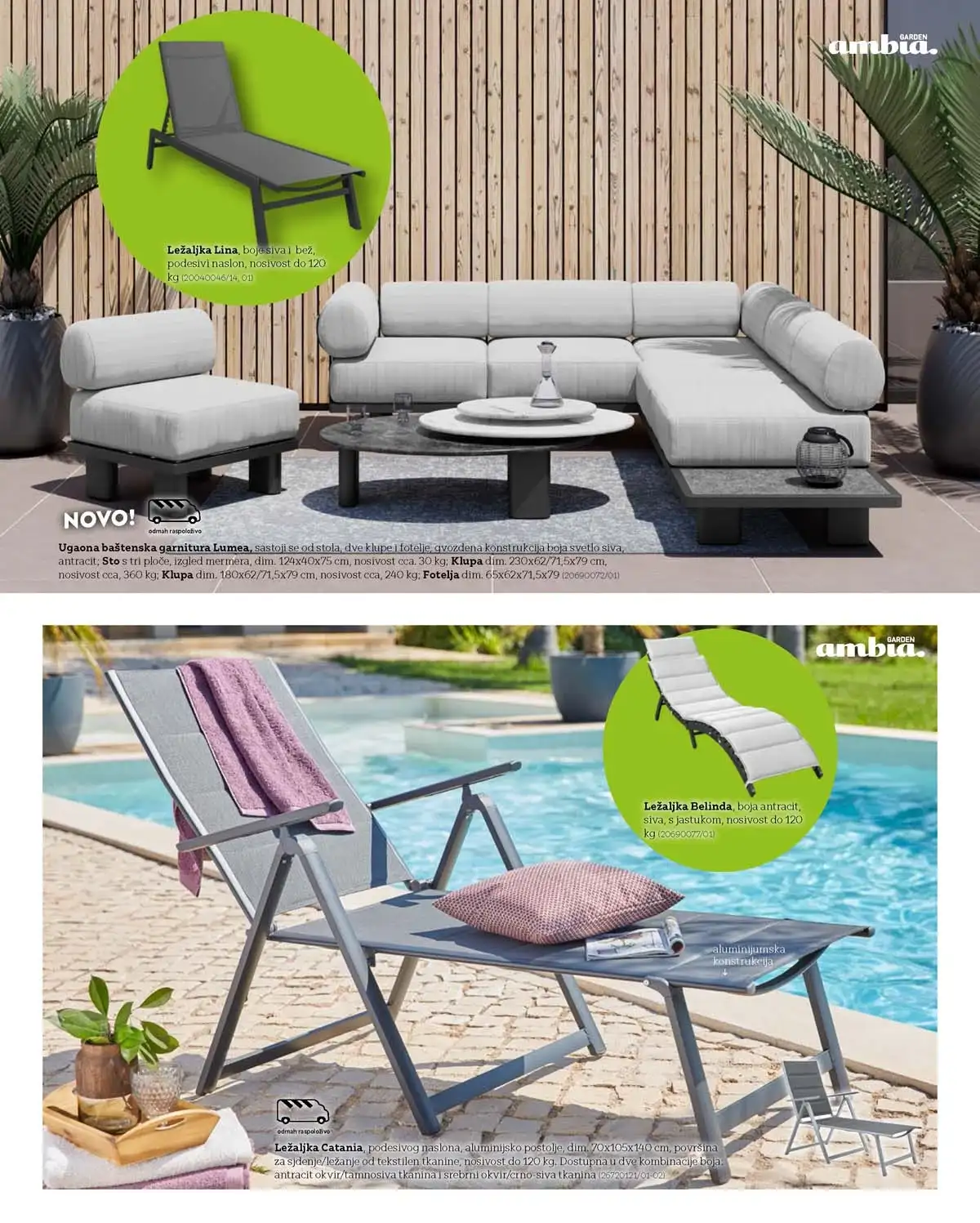 Lesnina katalog 2026 baštenski nameštaj sniženje 22% – strana 22