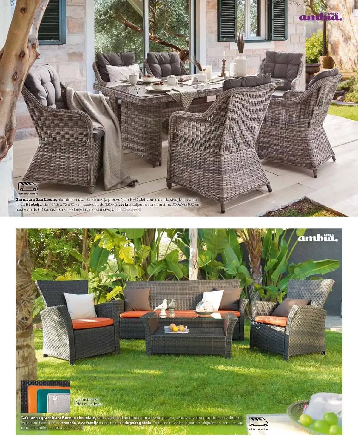 Lesnina katalog 2026 baštenski nameštaj sniženje 22% – strana 24