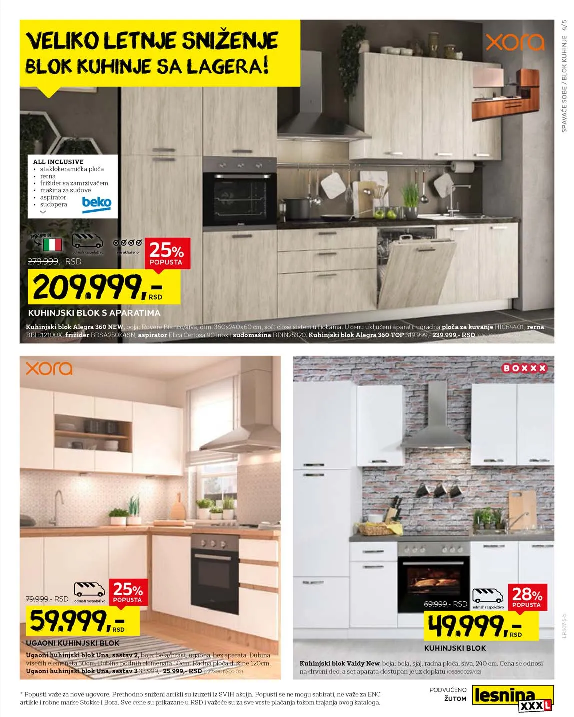 Lesnina snizenja katalog
