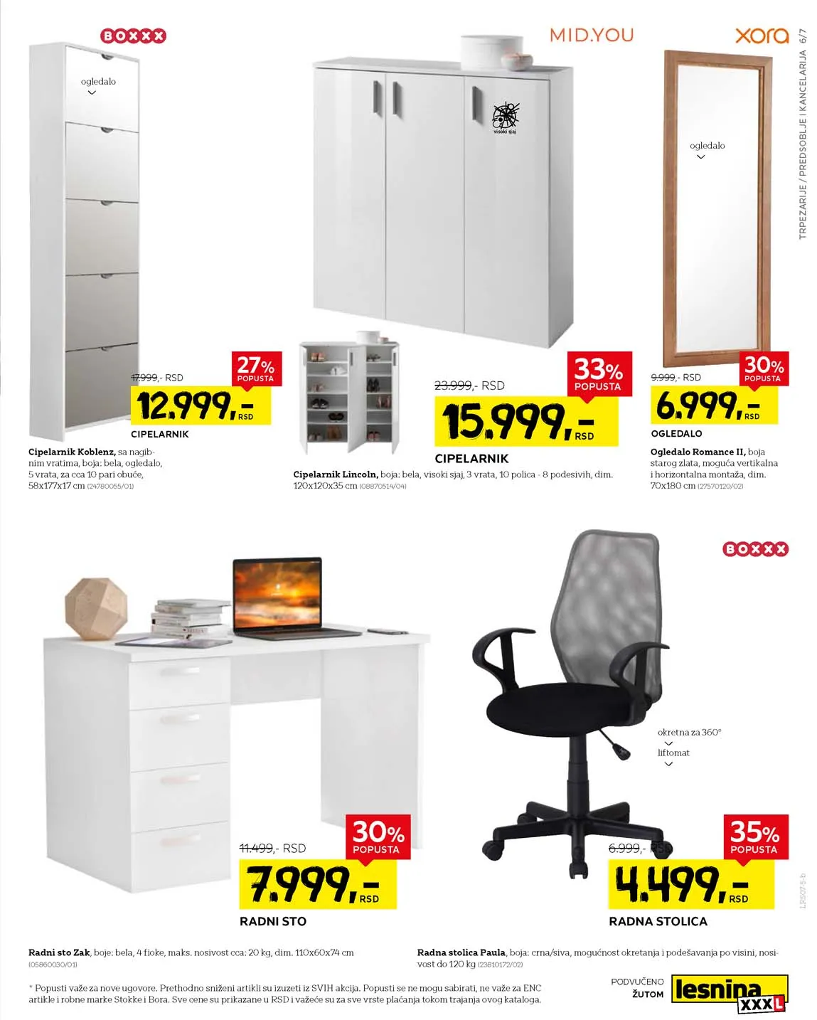 Lesnina snizenja katalog