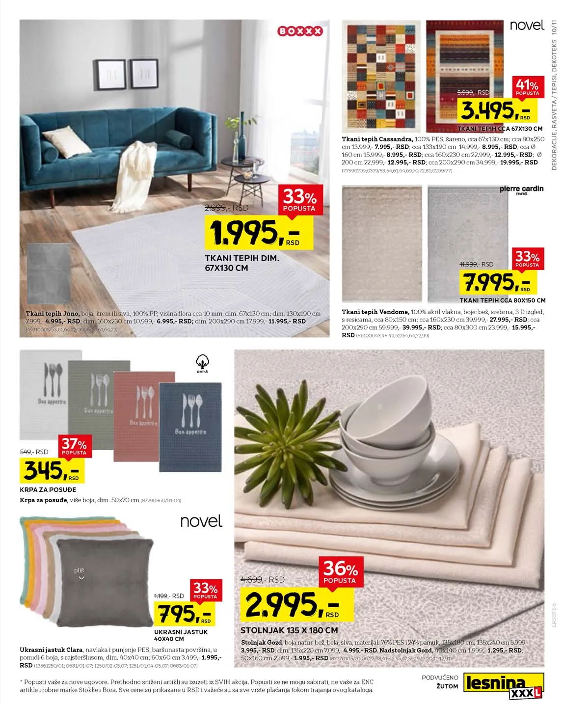 Lesnina snizenja katalog